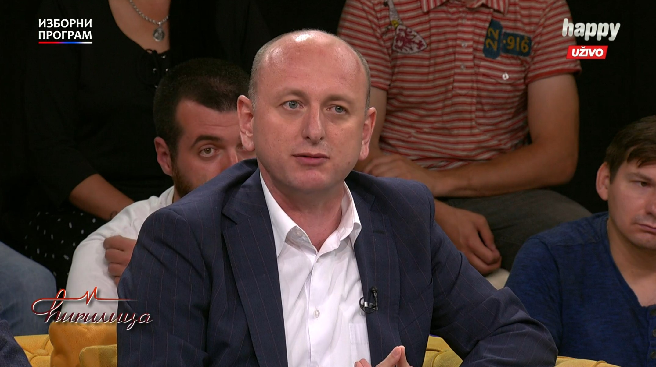 Milan Knežević, emisija Ćirilica Foto: Printscreen/Happy