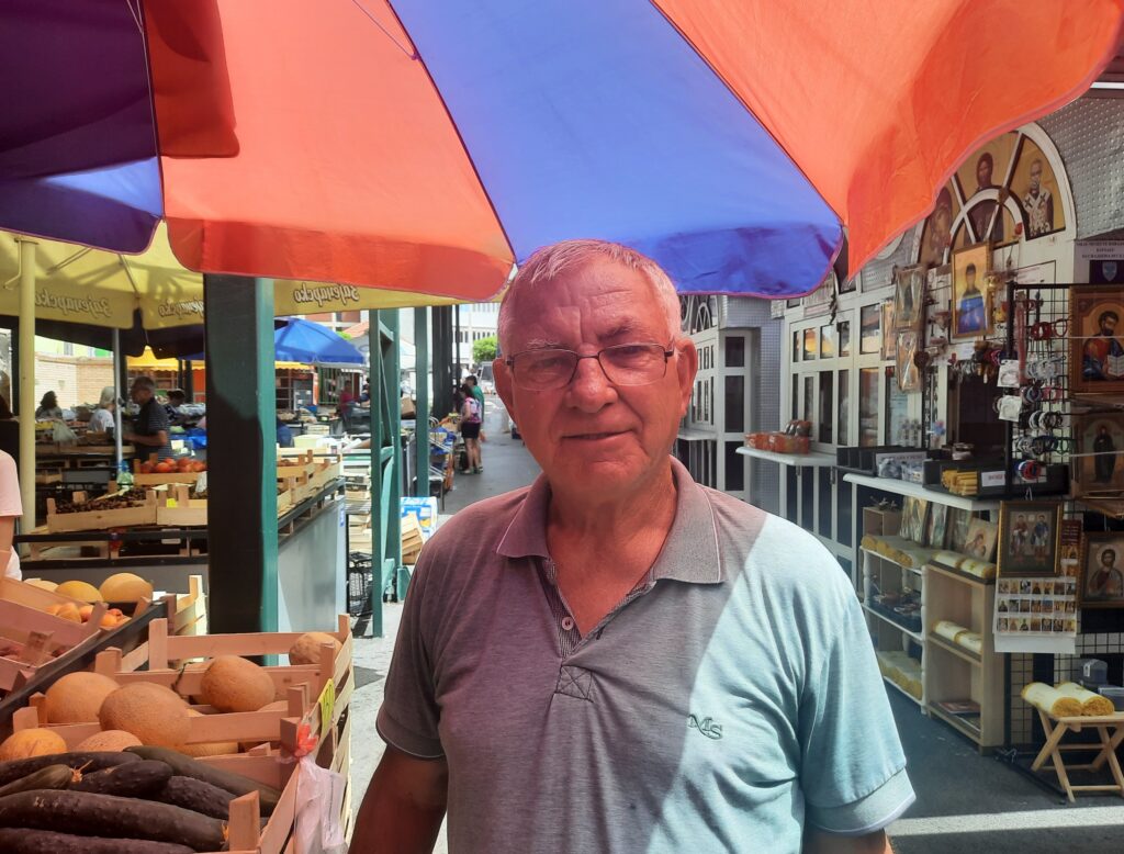 Užice, pijaca, krov na pijaci u Užicu, prodavci i kupci Foto: Slavica Panić/Nova.rs