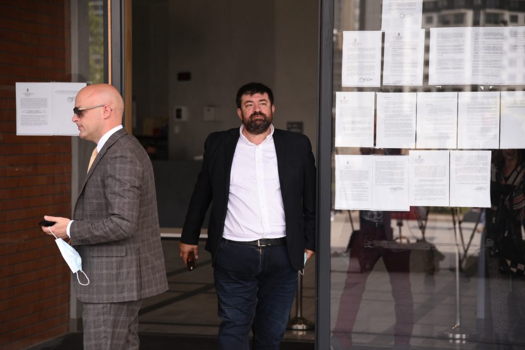 Beograd 05.06.2020. Nikola Dumnić, Aleksandar Zarić, advokat, Zorana Marjanovića, Palata pravde, sud, Savska ulica Foto: Dragan Mujan/Nova.rs