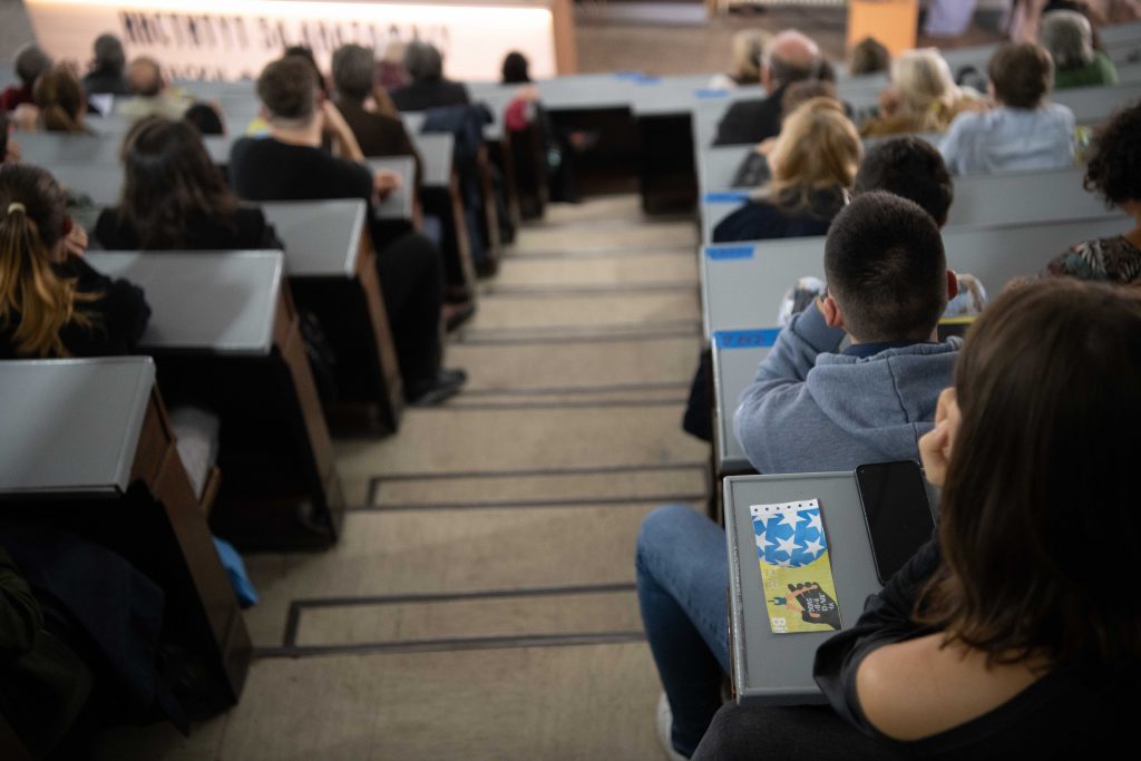 Beograd, 27.09.2022. Medicinski fakultet, Institut za anatomiju, amfiteatar, predstava „Dr Auslender (Made for Germany)“, Bitef Foto: Dragan Mujan/Nova.rs