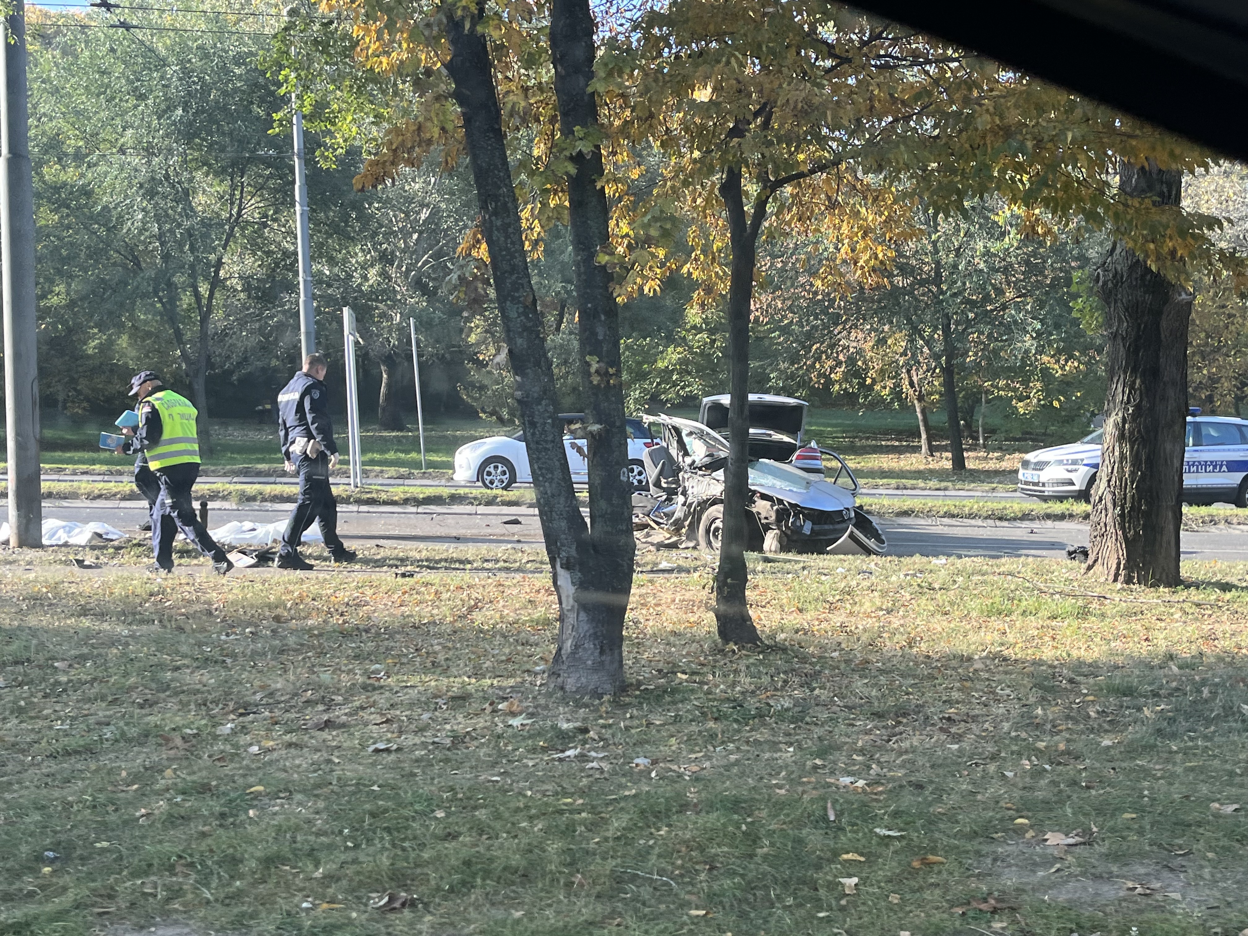 Saobraćajna nesreća, naselje Medaković, Medak, nesreća, policija, uvuđaj, uvidjaj Foto: N1
