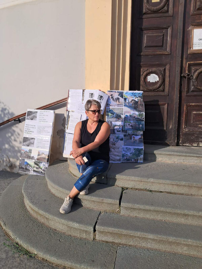 Štrajk glađu u Aleksincu Ljiljana Petrović Dugački