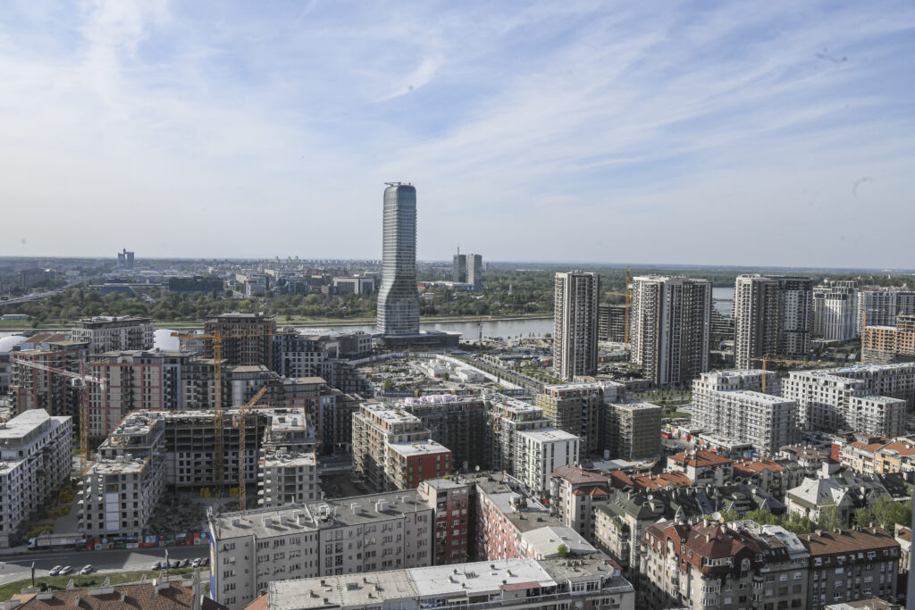 Beograd, 12. april 2024. Sky Line, Kula Sky Line, Skajlajn ,Obilazak , Beograd na vodi Foto: Goran Srdanov/Nova.rs