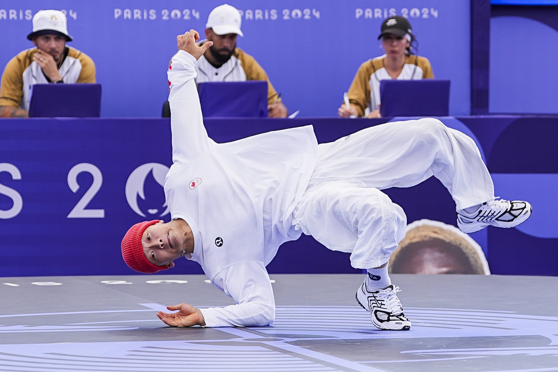PARIS, FRANCE - AUGUST 10: Phil Wizard of Canada during the B-Boys Round Robin Battles on day fifteen of the Olympic Gam