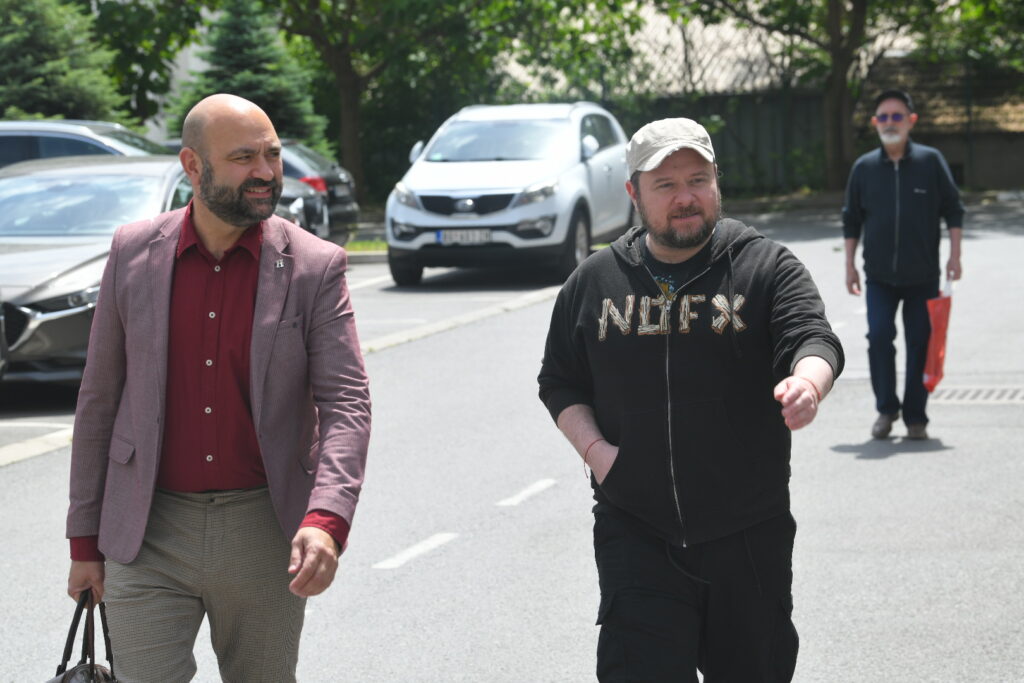 Beograd 17. maj 2024. Sudjenje Sapic Vidojkovic u Trecem osnovnom sudu po postupku koji gradonačenik Aleksandar Šapić vodi protiv novinara i pisca Marka Vidojkovića zbog povrede ugleda  Foto:Amir Hamzagić/Nova.rs