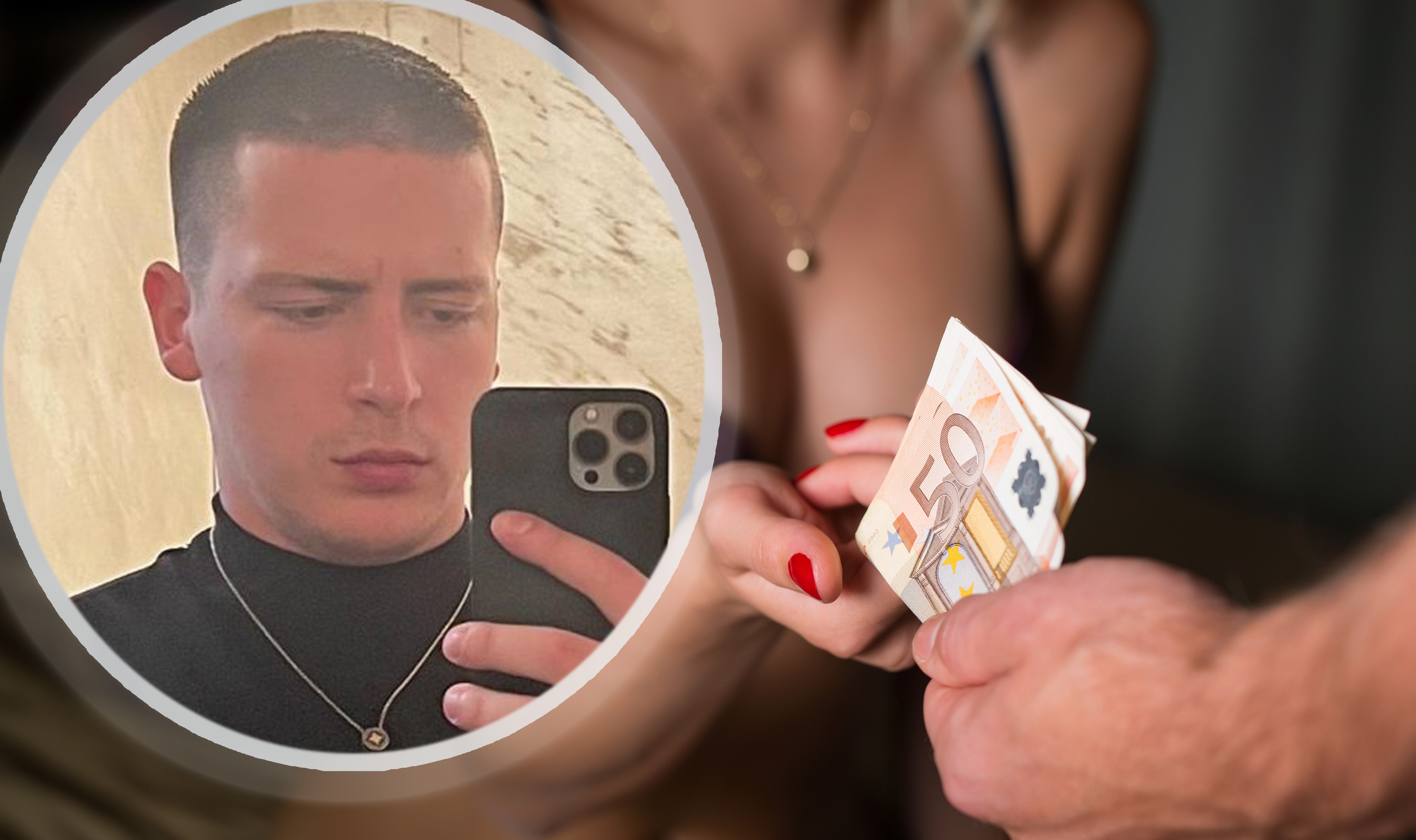 Woman taking money for her service Uroš Panić