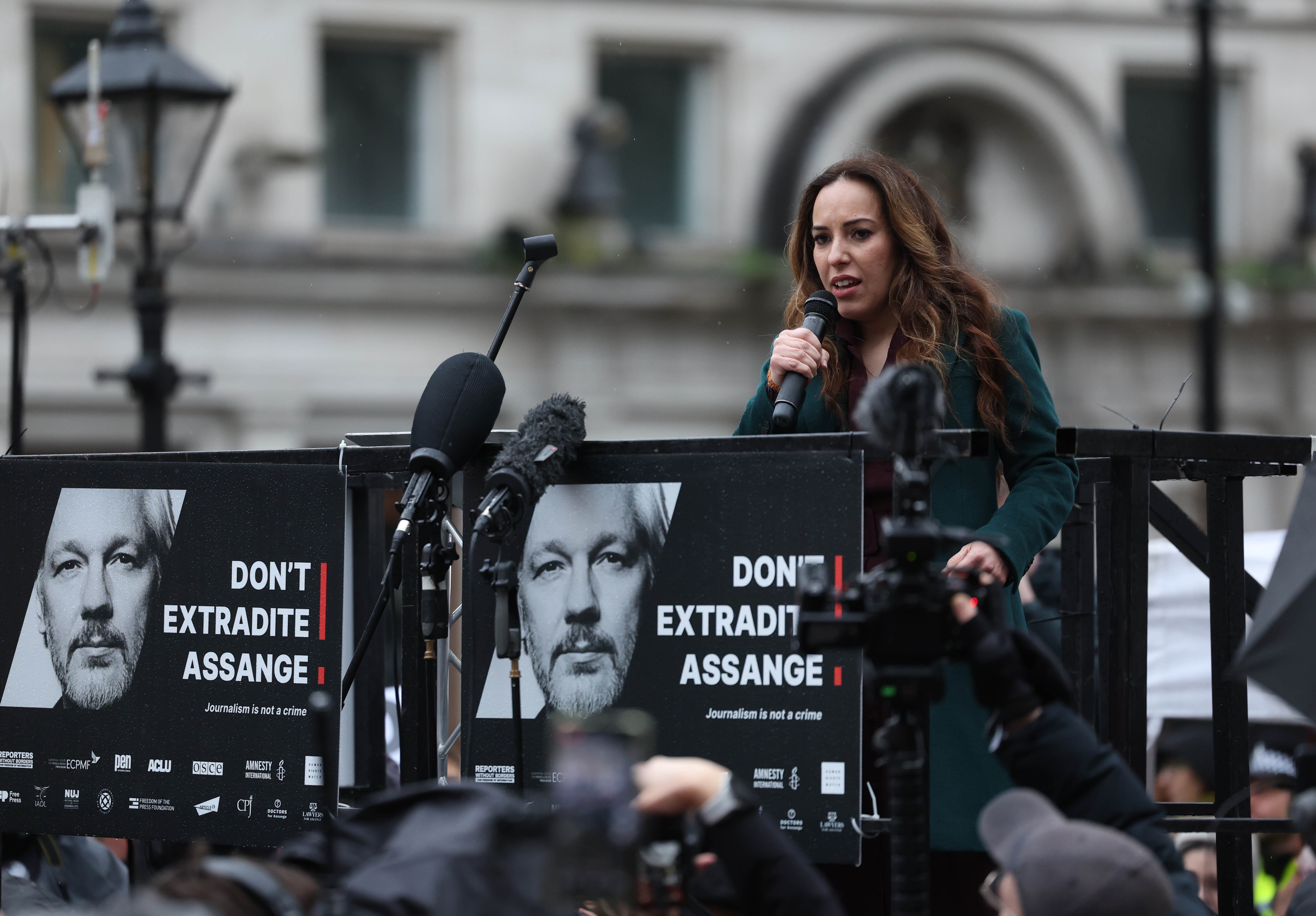 Second day of Julian Assange's extradition appeal hearing in London