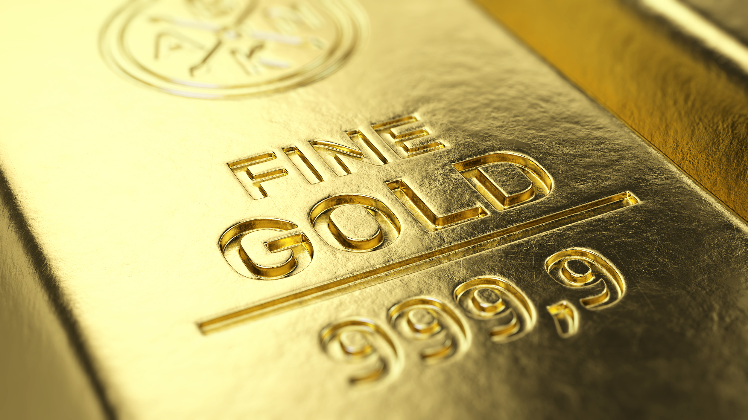 Fine Gold Bar macro - 3d illustration. Clanak za 30/4/24