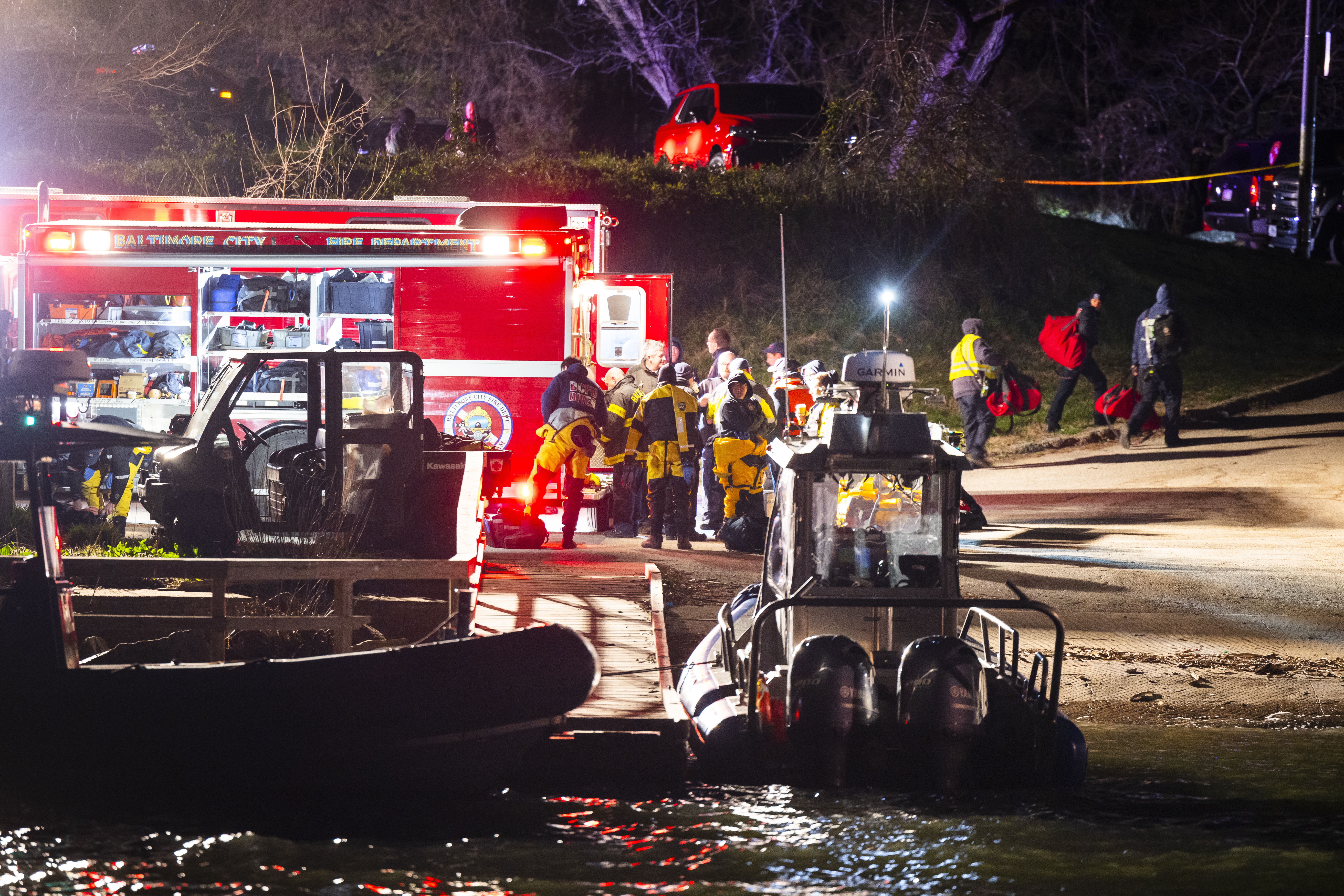 Baltimore bridge collapses after being hit by cargo ship