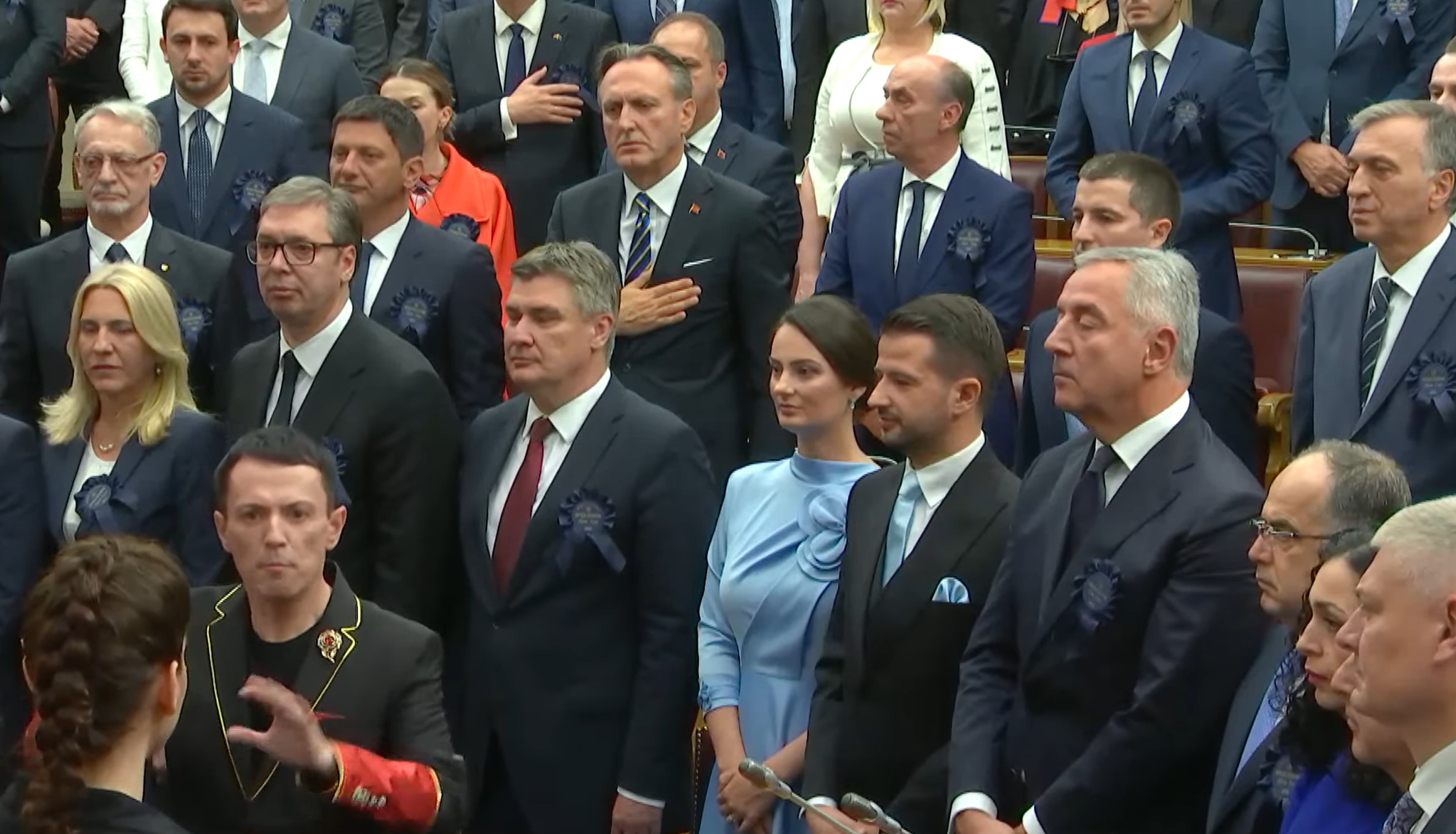 Inauguracija predsednika Crne Gore, Jakov Milatović, vucic, milena, milo, milanovic