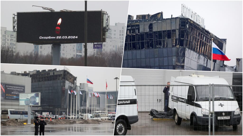 Rusija, Moskva, napad, kombo Foto: TANJUG/AP Photo/Vitaly Smolnikov