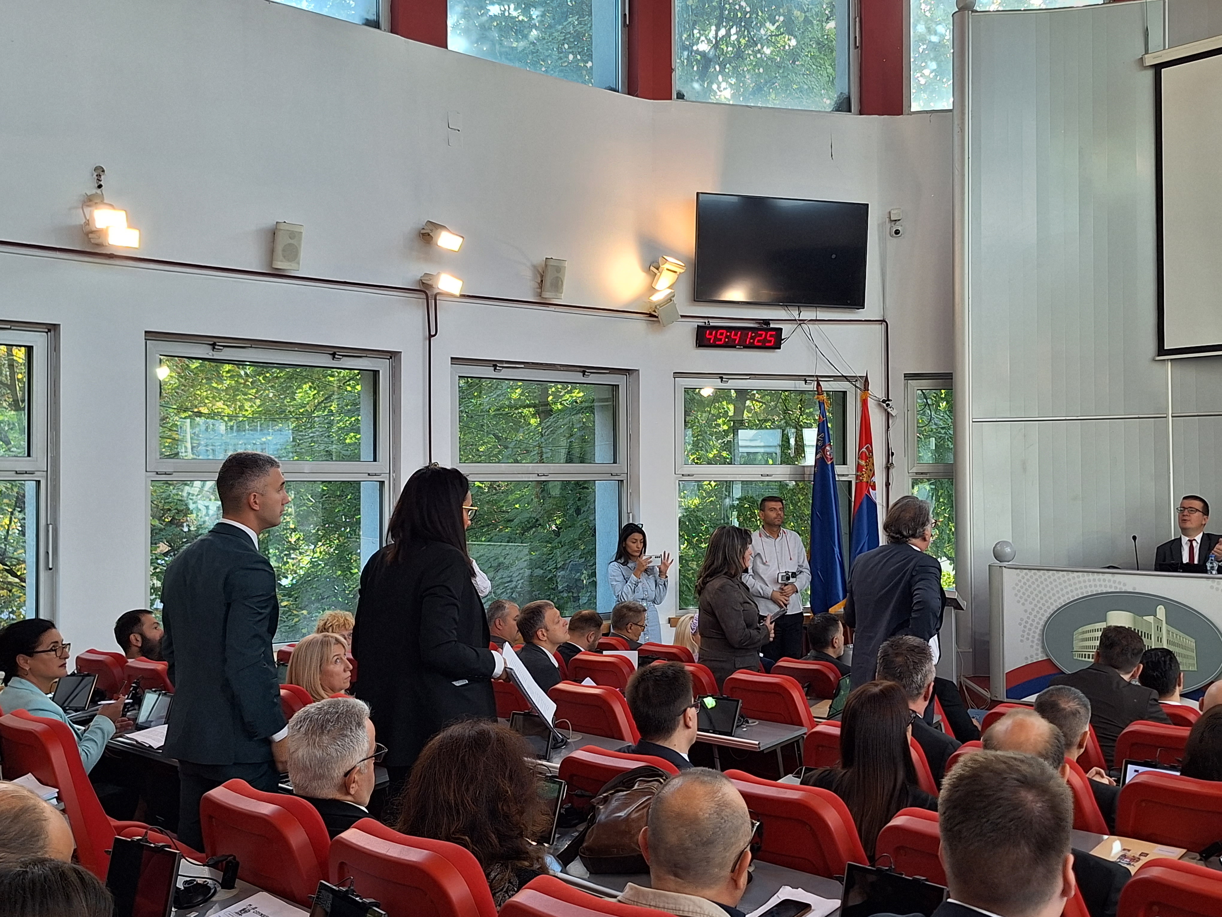 Niš 10.10.2024 Haos na niškoj skupštini  Skupština grada Niša