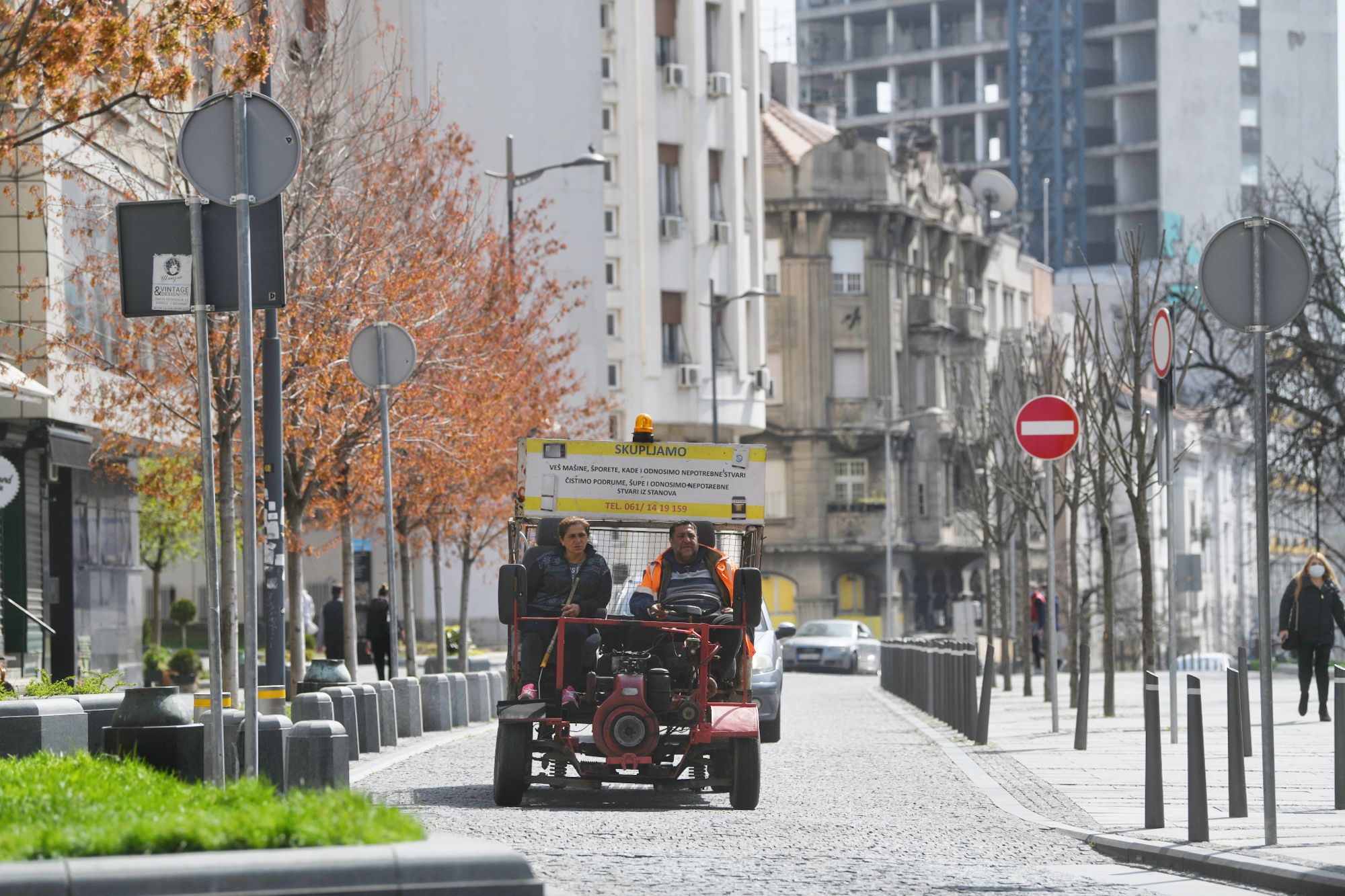 obilićev venac, sakupljači sirovina