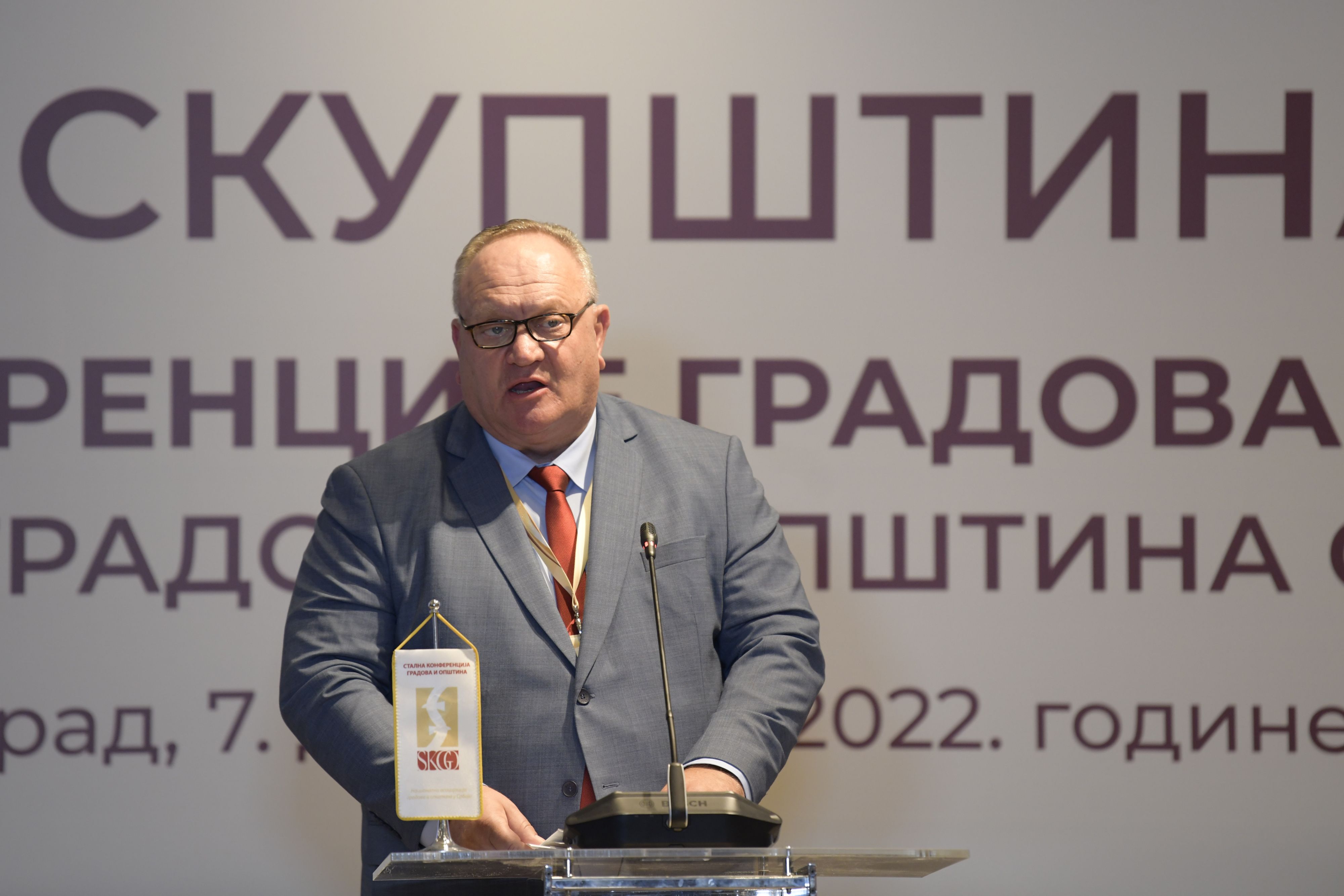 Beograd 07. decembar 2022. Stalna konferencija gradova i opština – Savez gradova i opština Srbije (SKGO) održana je u Beogradu, u hotelu „Metropol Palas“ Foto:Goran Srdanov/Nova.rs