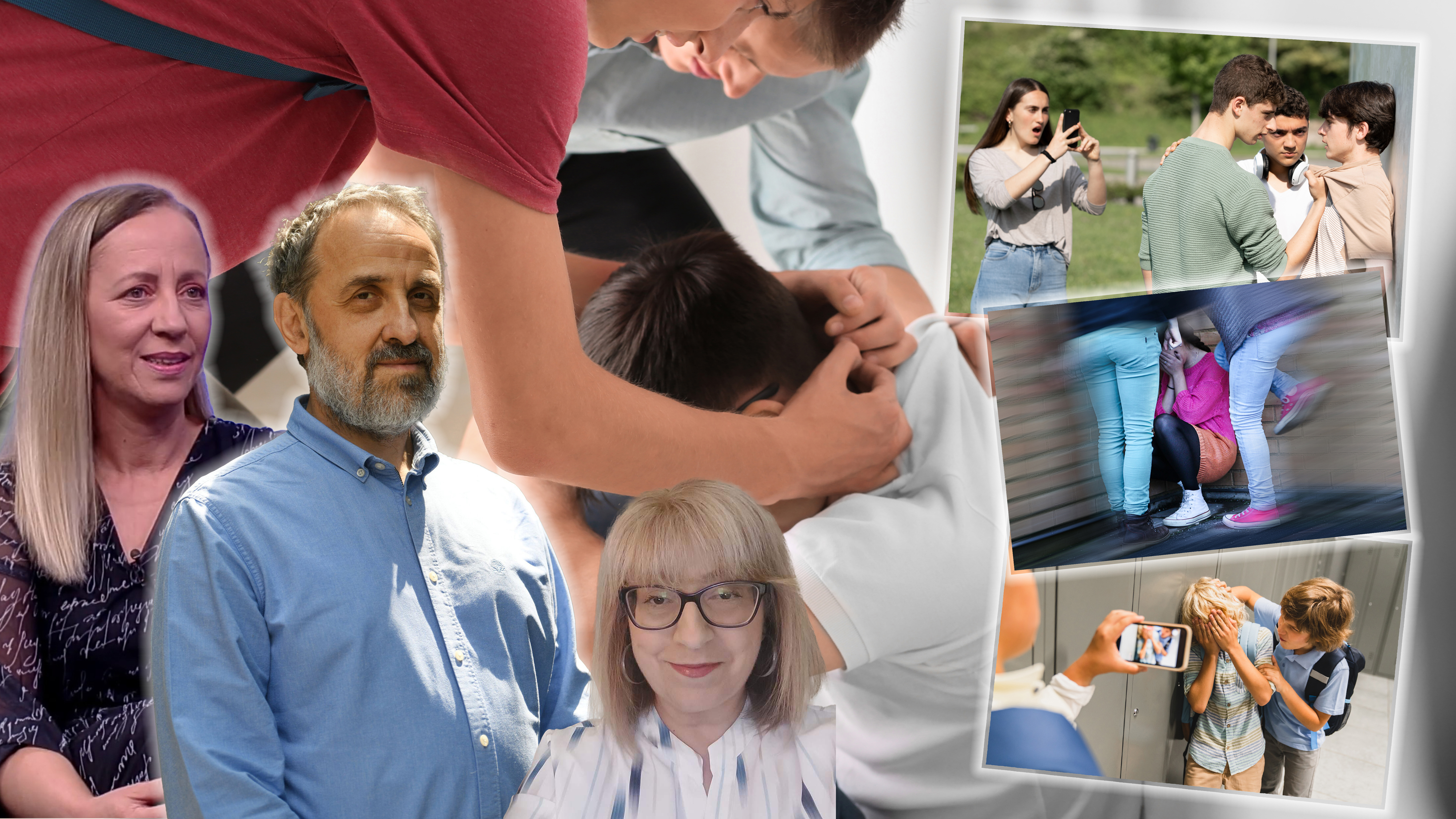 Aggressive,Teenagers,Bullying,Boy,At,School