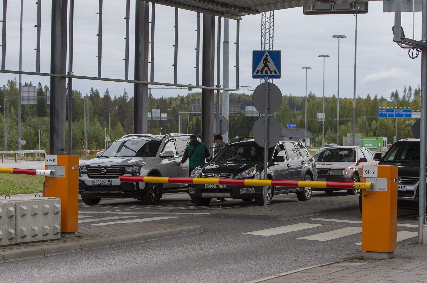 Nuijamaa border station, Lappeenranta, Finland - 19 Sep 2022