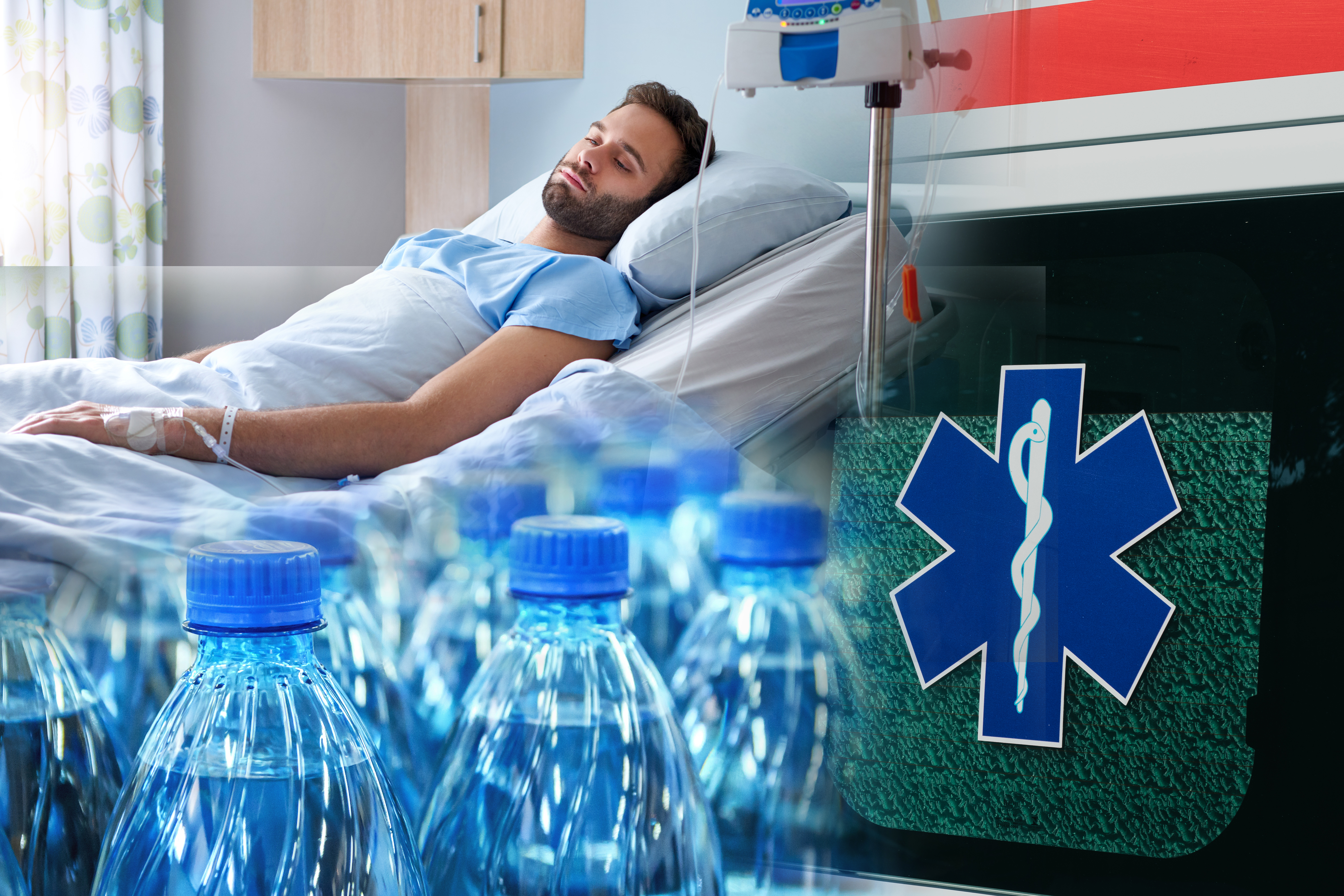 Split,Croatia,September,2020,Multiple,White,Ambulance,Vans,Parked,Together