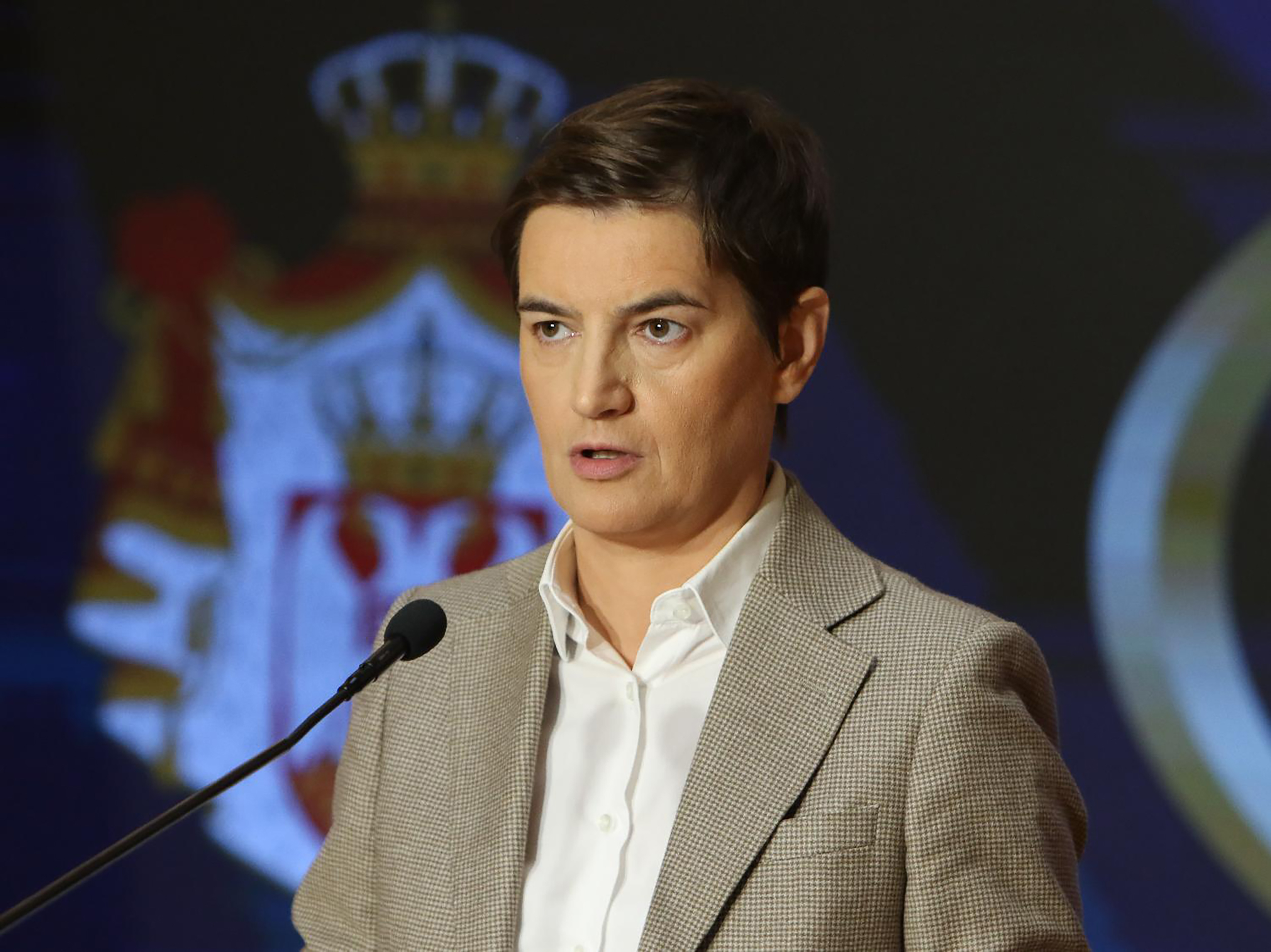 Mesto: Beograd
Datum: Wed Dec 11 12:42:32 CET 2024
Dogadjaj: POLITIKA - vanredna pres konferencija predsednice Skupštine Ane Brnabić
Fotoreporter: Milica Vučković
Ličnosti: Ana Brnabić
Izvor: FoNet