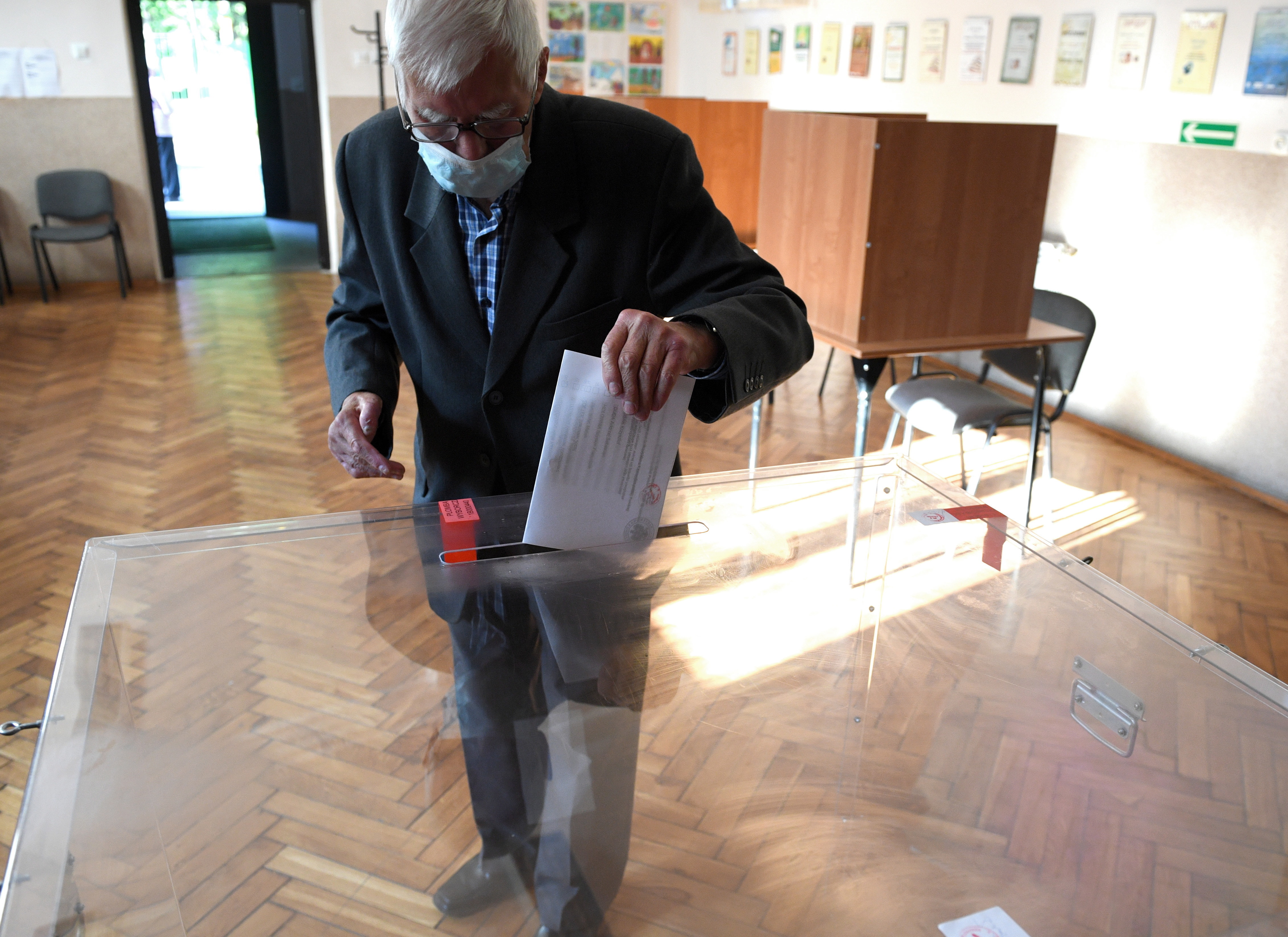 Voting in Poland's presidential elections