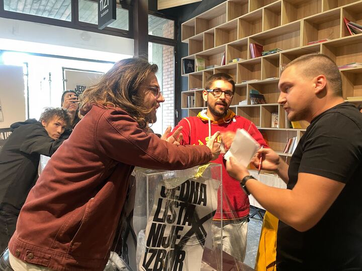 Izbori za studentski parlament na Filozofskom u Novom Sadu, Novi Sad Foto: N1