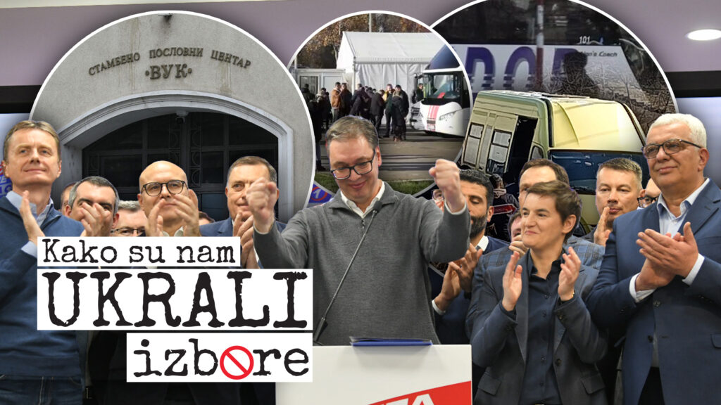 Aleksandar Vučić SNS, Arena, Kradja glasova, Kako su nam ukrali izbore