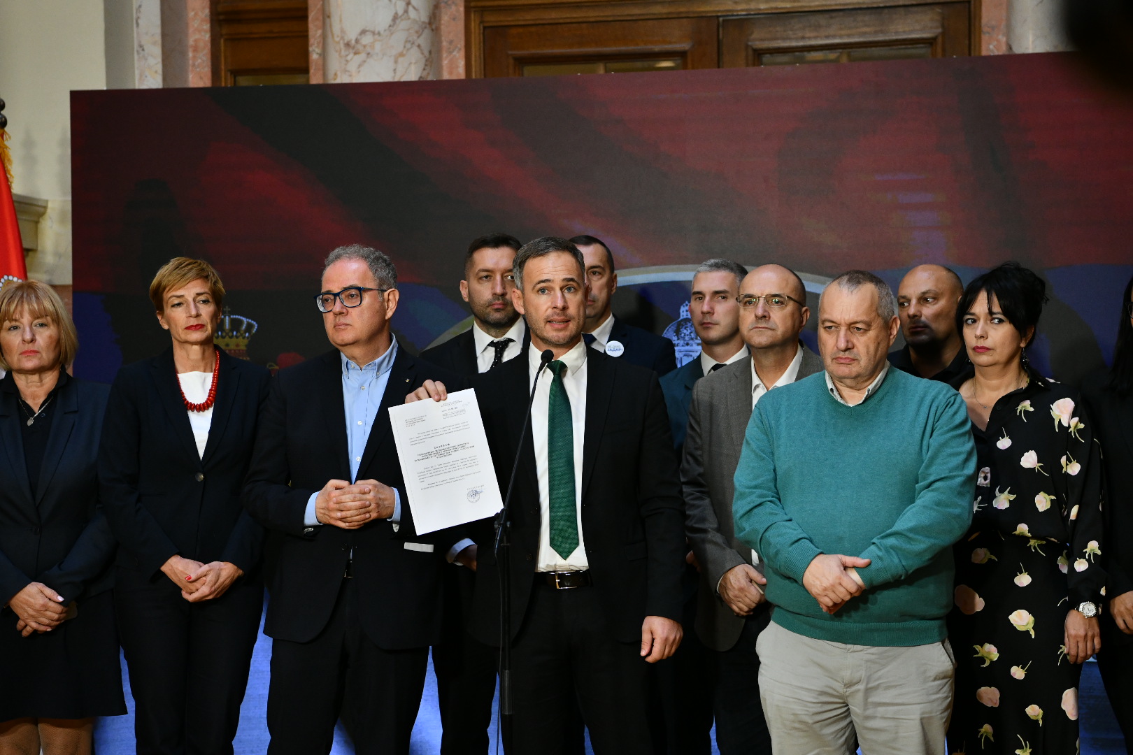 Beograd 30. septembar 2024. Skupština Srbije, konferencija za novinare Foto:Vesna Lalić/Nova.rs