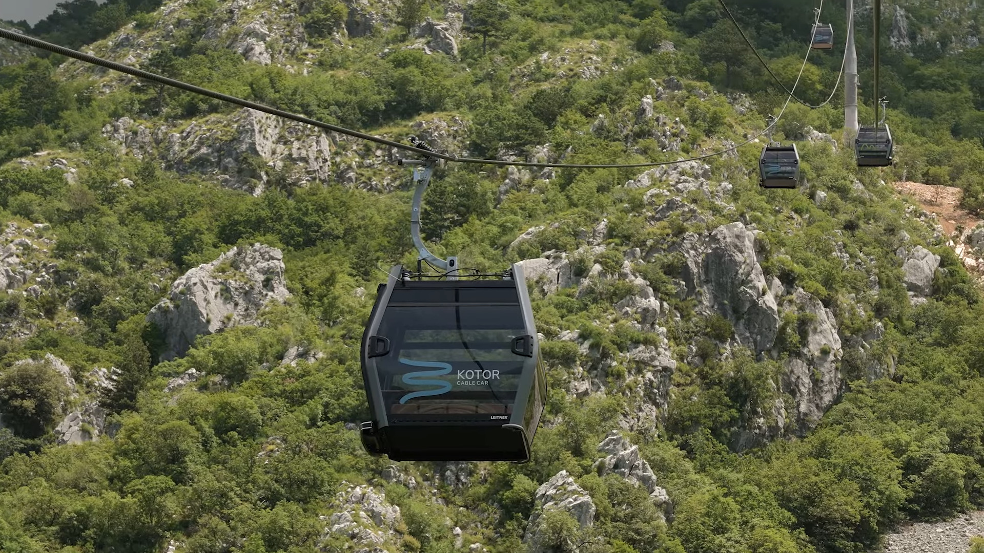 Crna Gora, žičara, Kotor - Lovćen Foto: Printscreen/YouTube/Kotor Cable Car