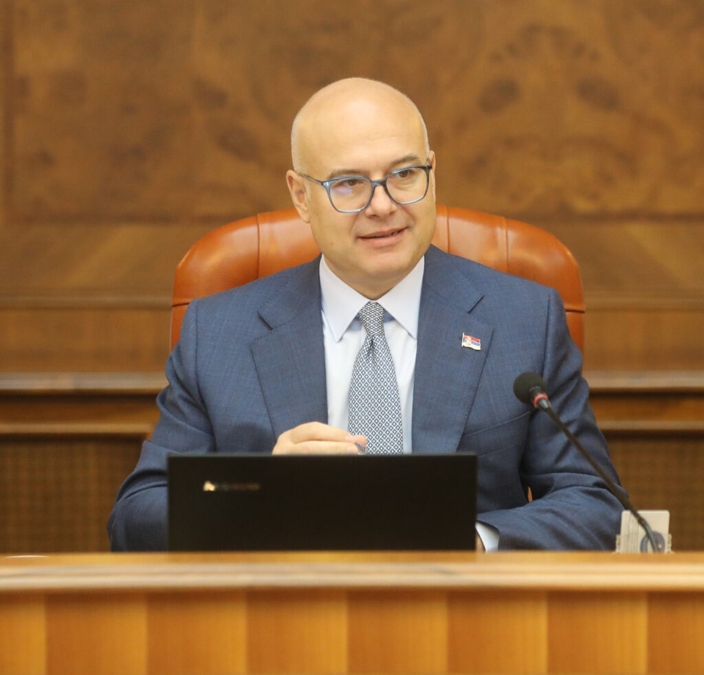 Beograd, 10. oktobra 2024.- Predsednik Vlade Srbije Miloš Vučević na sednici Vlade Republike Srbije. FOTO TANJUG/ VLADA REPUBLIKE SRBIJE/ SLOBODAN MILJEVIĆ/ nr