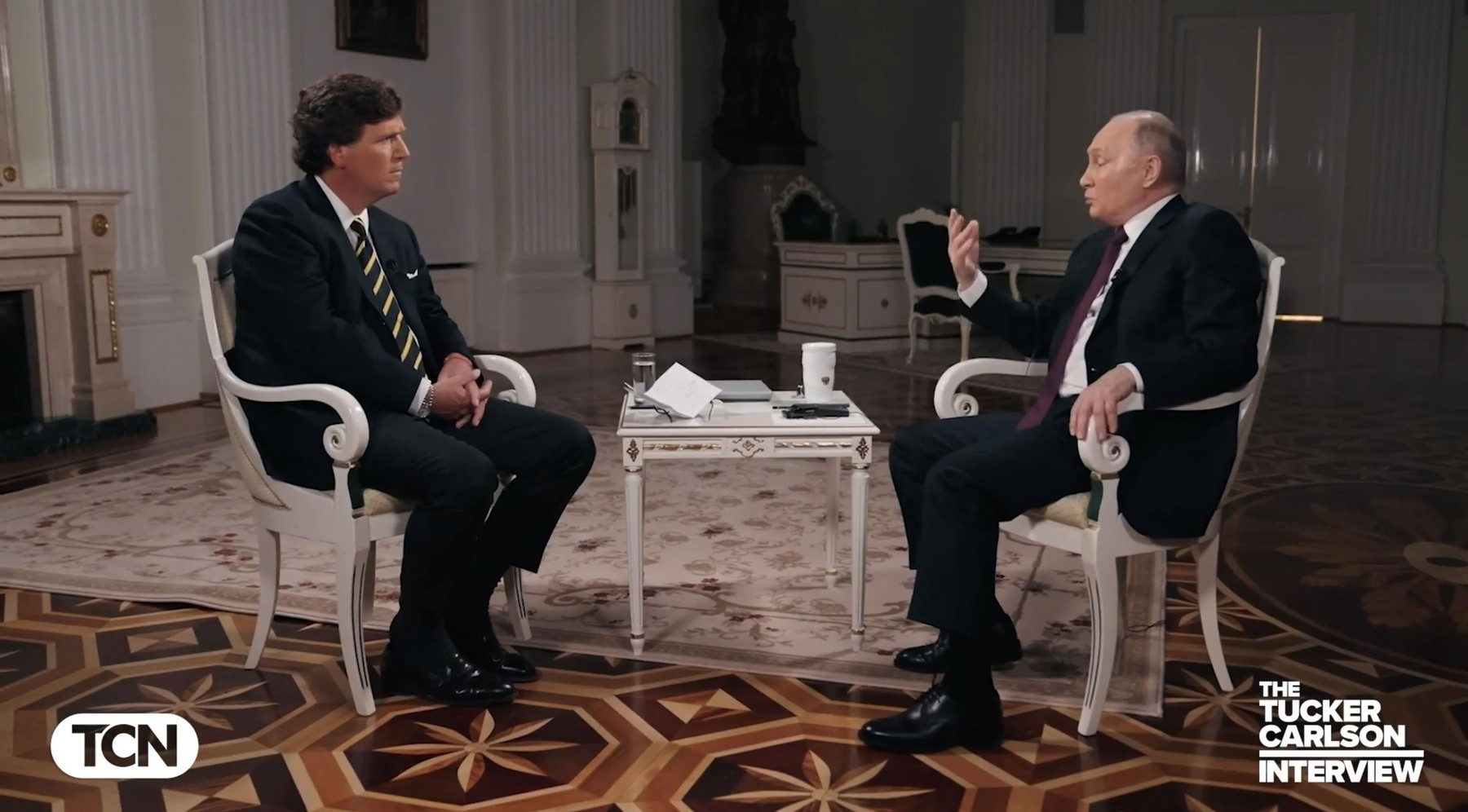 Vladimir Putin claims deal could be reached for imprisoned WSJ reporter Evan Gershkovich in rare and controversial  interview with Tucker Carlson
