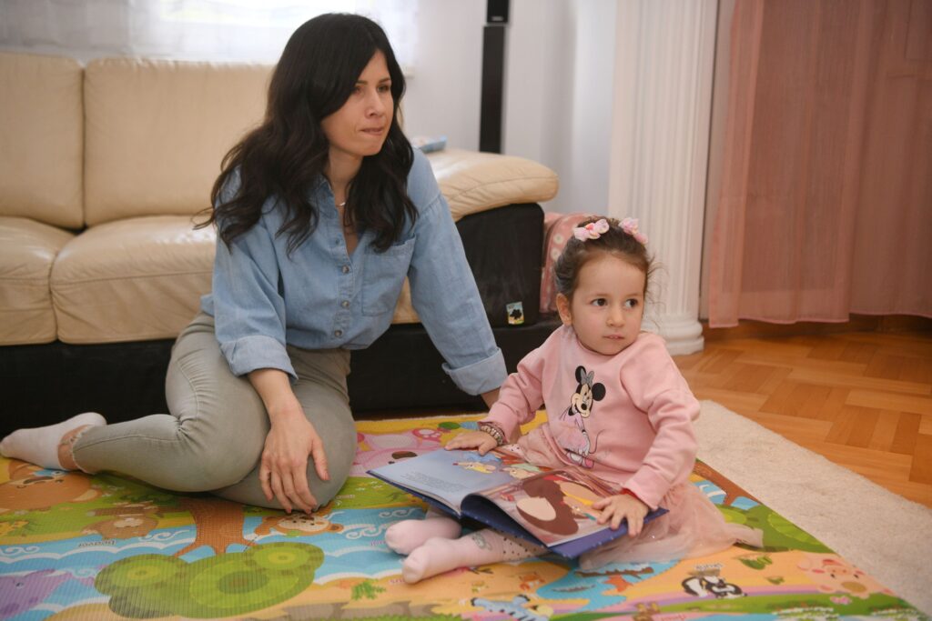 Beograd 27. april 2023. Sofija Markuljević, dete, devojčica obolela od spinalne mišićne atrofije tipa 1, SMA, spinalna mišićna atrofija Foto:Filip Krainčanić/Nova.rs