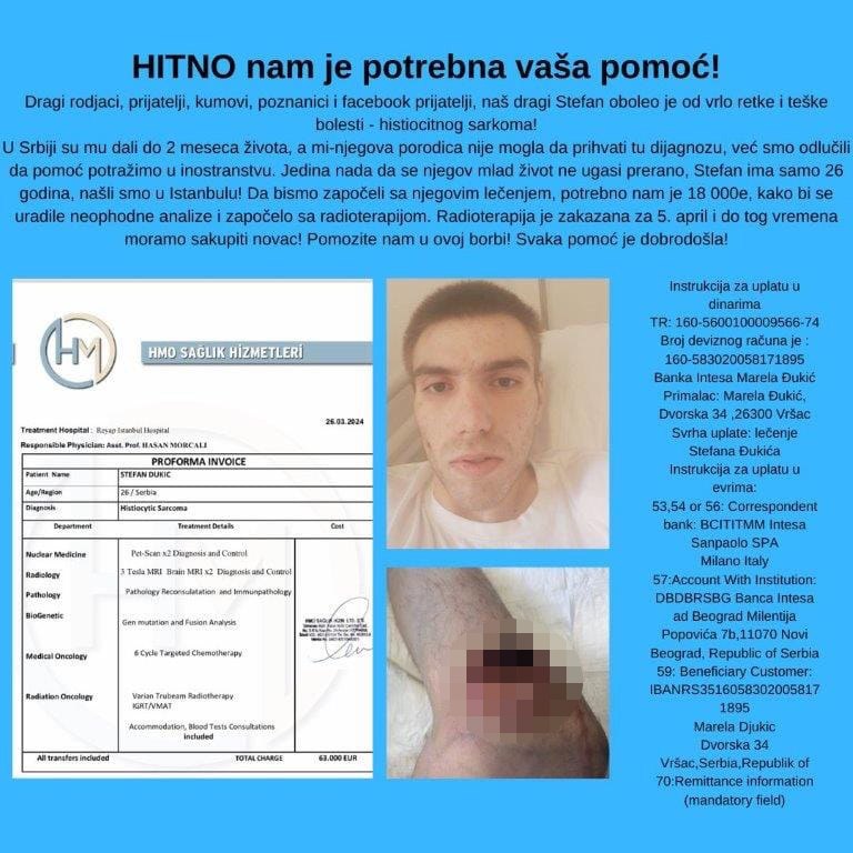 Stefan Dukić, pomoć