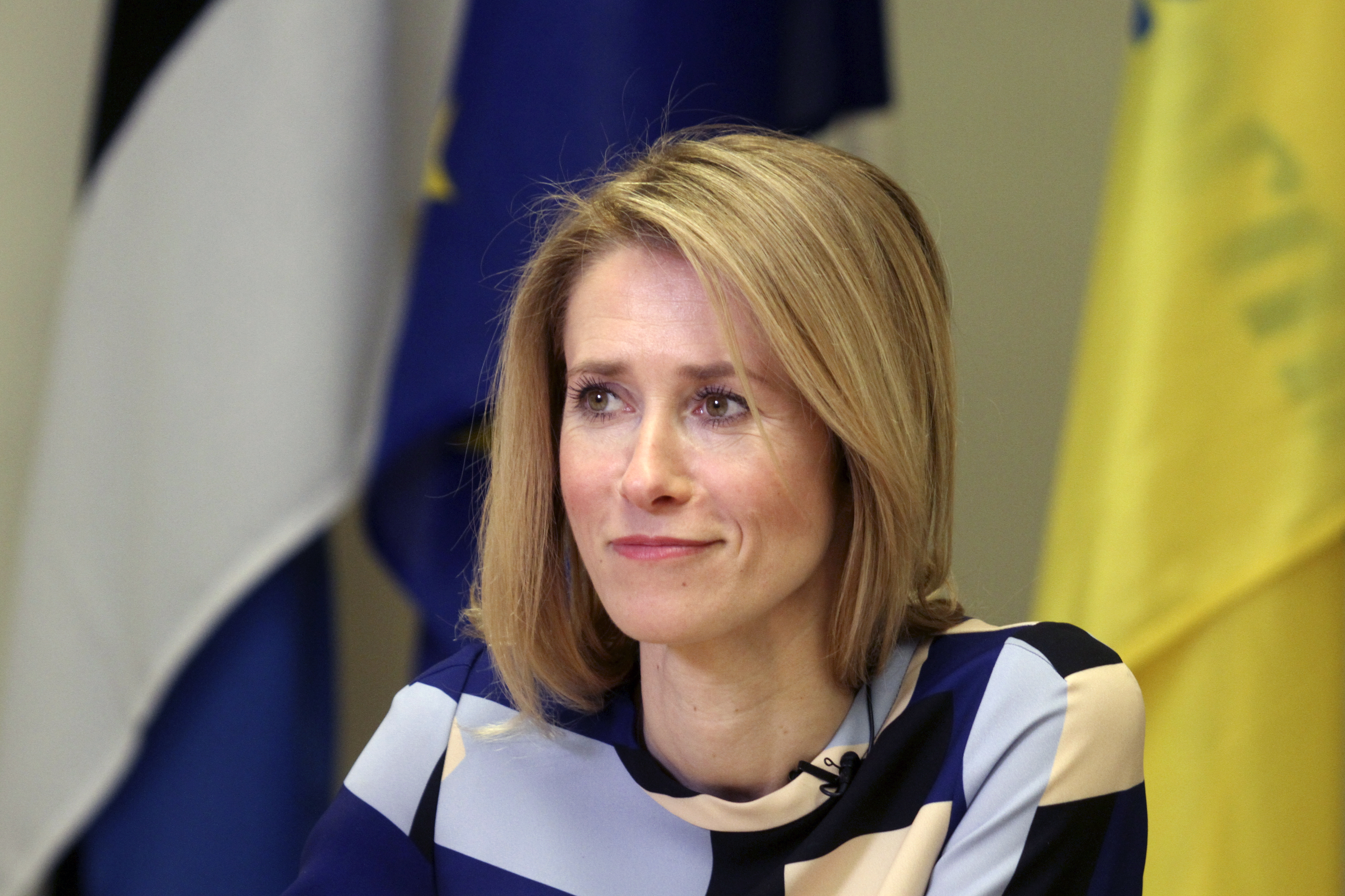 Estonian leader of the liberal Reform Party Kaja Kallas