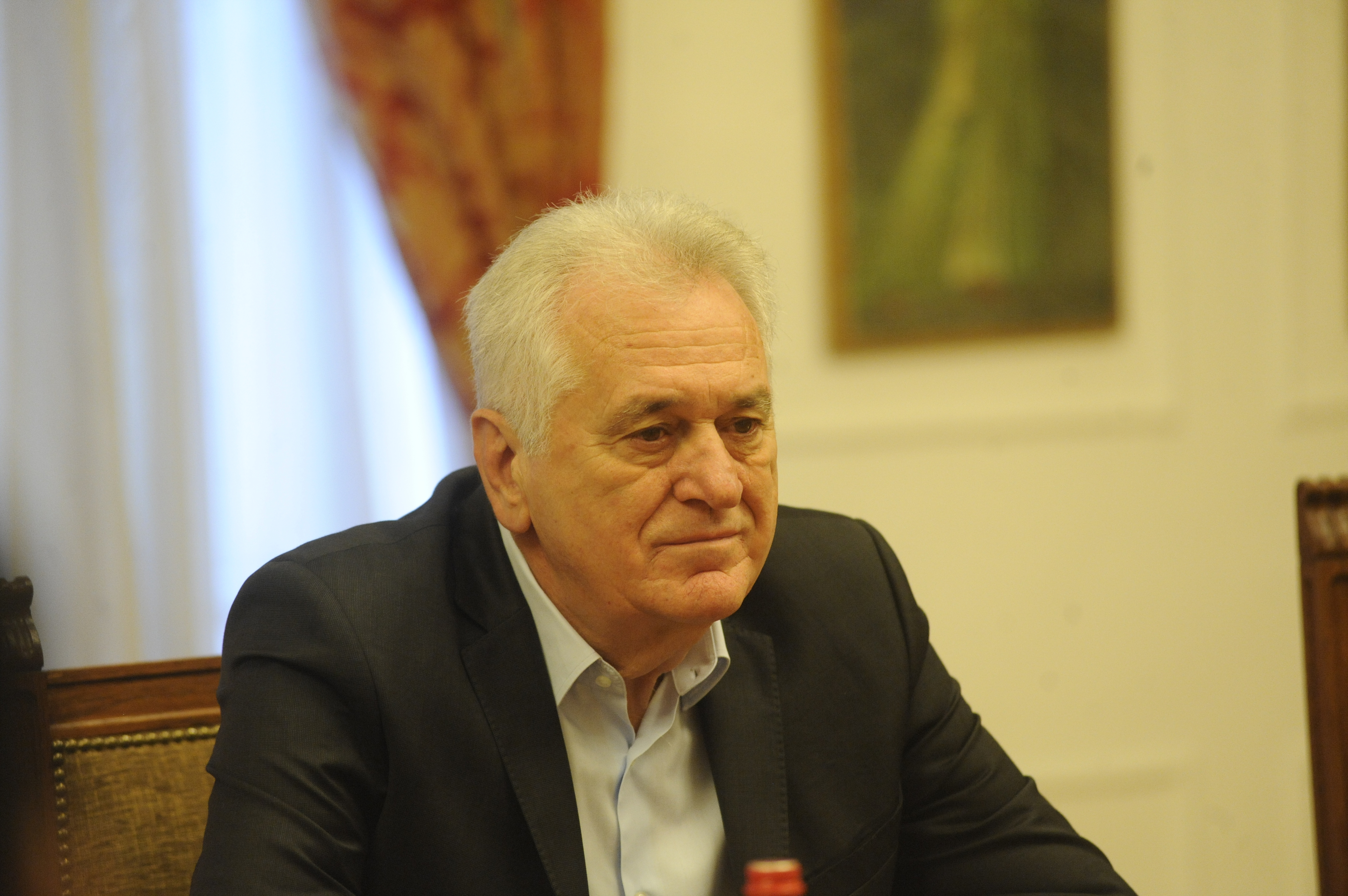 Meeting of Tomislav Nikolic with the president of Sangaj University of Health Sciences.Sastanak Tomislava Nikolic sa predsednikom Sangajskog Univerziteta zdravstvnih nauka.