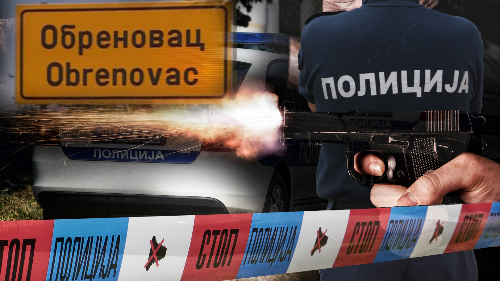 Obrenovac, pucnjava, policija, hronika, kombo Foto: Vesna Lalić/Nova.rs/Shutterstock/N1