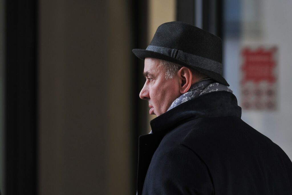 Beograd 24. januar 2024. Sudjenje u Prvom osnovnom sudu u Beogradu povodom optuzbi za nasilnicko ponasanje Dragana Bjelogrlica prema kolegi Predragu Antonijevicu 23. avgusta 2021.godine Foto:Goran Srdanov/Nova.rs