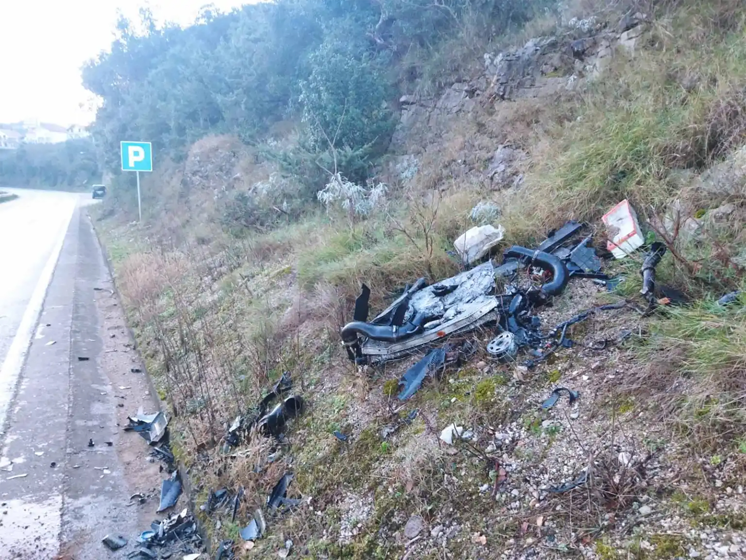 Teška saobraćajna nesreća na magistralnom putu Bar -Ulcinj