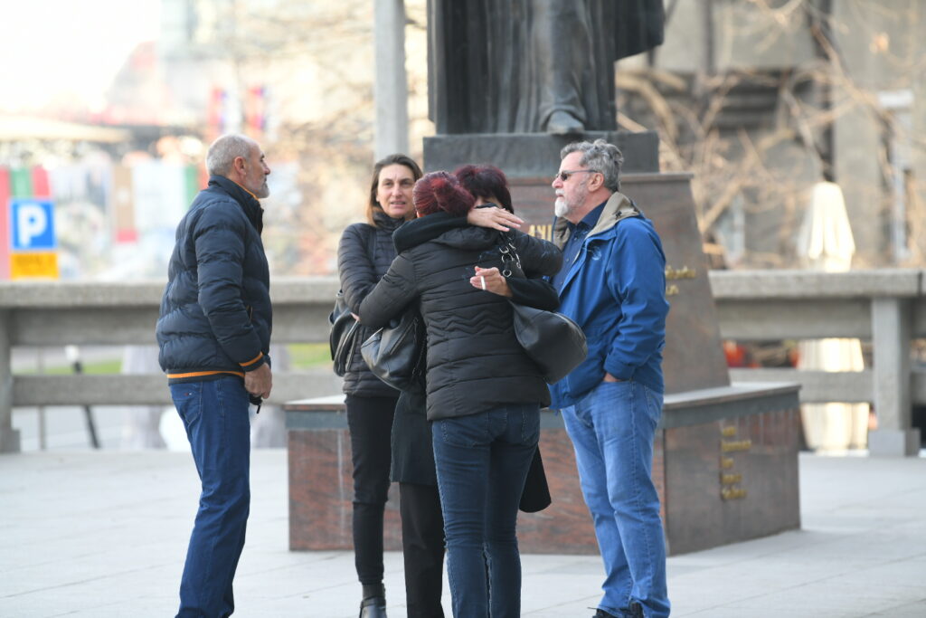 Beograd, 22. februar 2024. Suđenje Vladimiru i Miljani Kecmanović, roditeljima Koste Kecnamović, Ribnikar, Foto: Amir Hamzagić