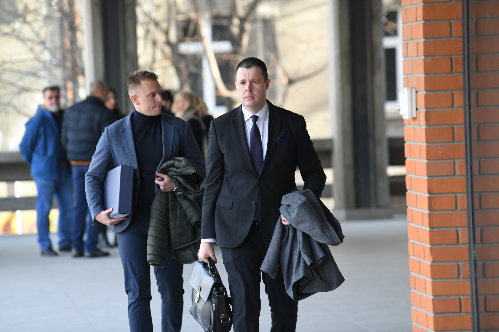 Beograd, 22. februar 2024. Suđenje Vladimiru i Miljani Kecmanović, roditeljima Koste Kecnamović, Ribnikar, Foto: Amir Hamzagić