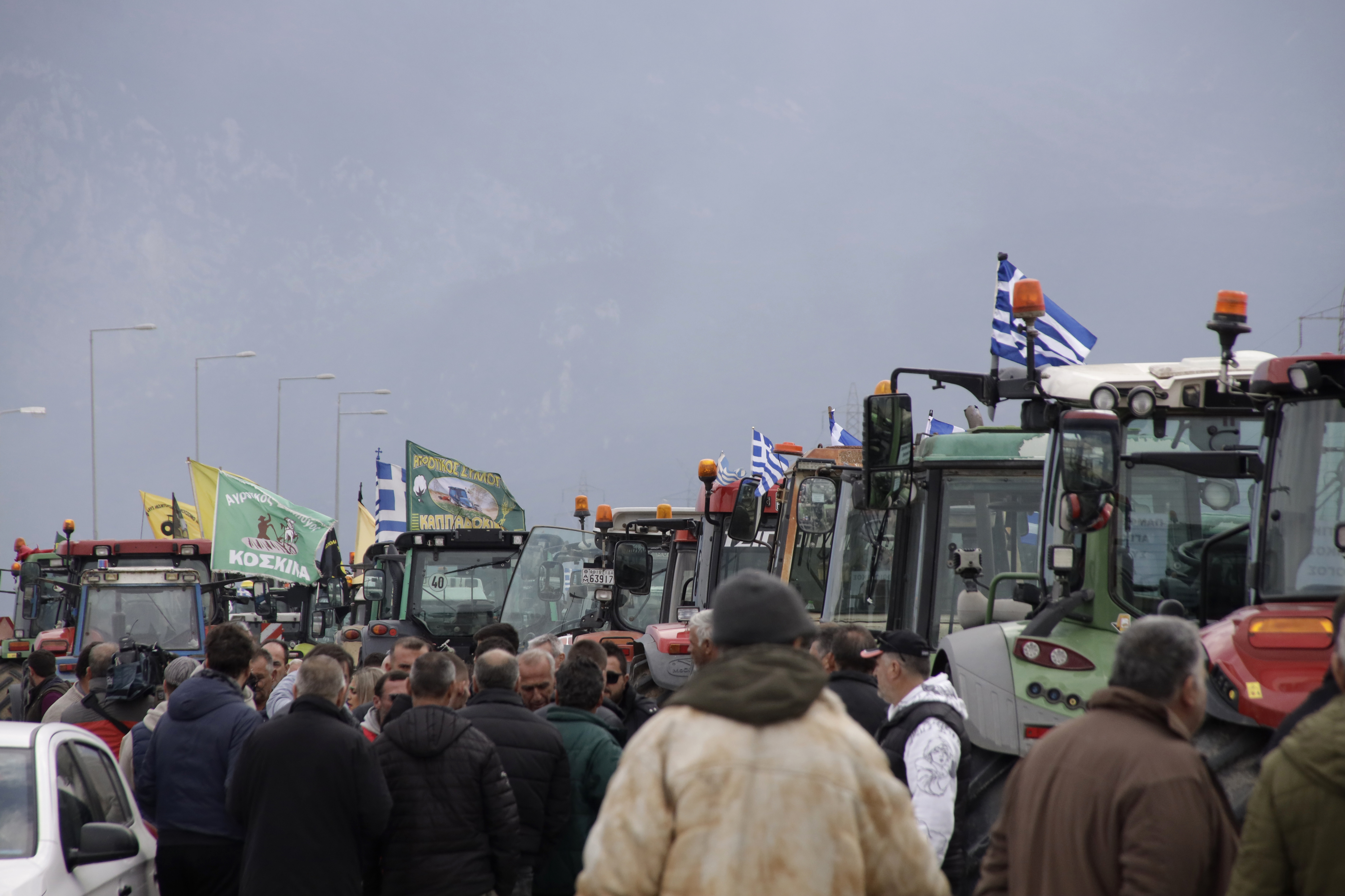 Greek farmers gather ahead of Athens rally