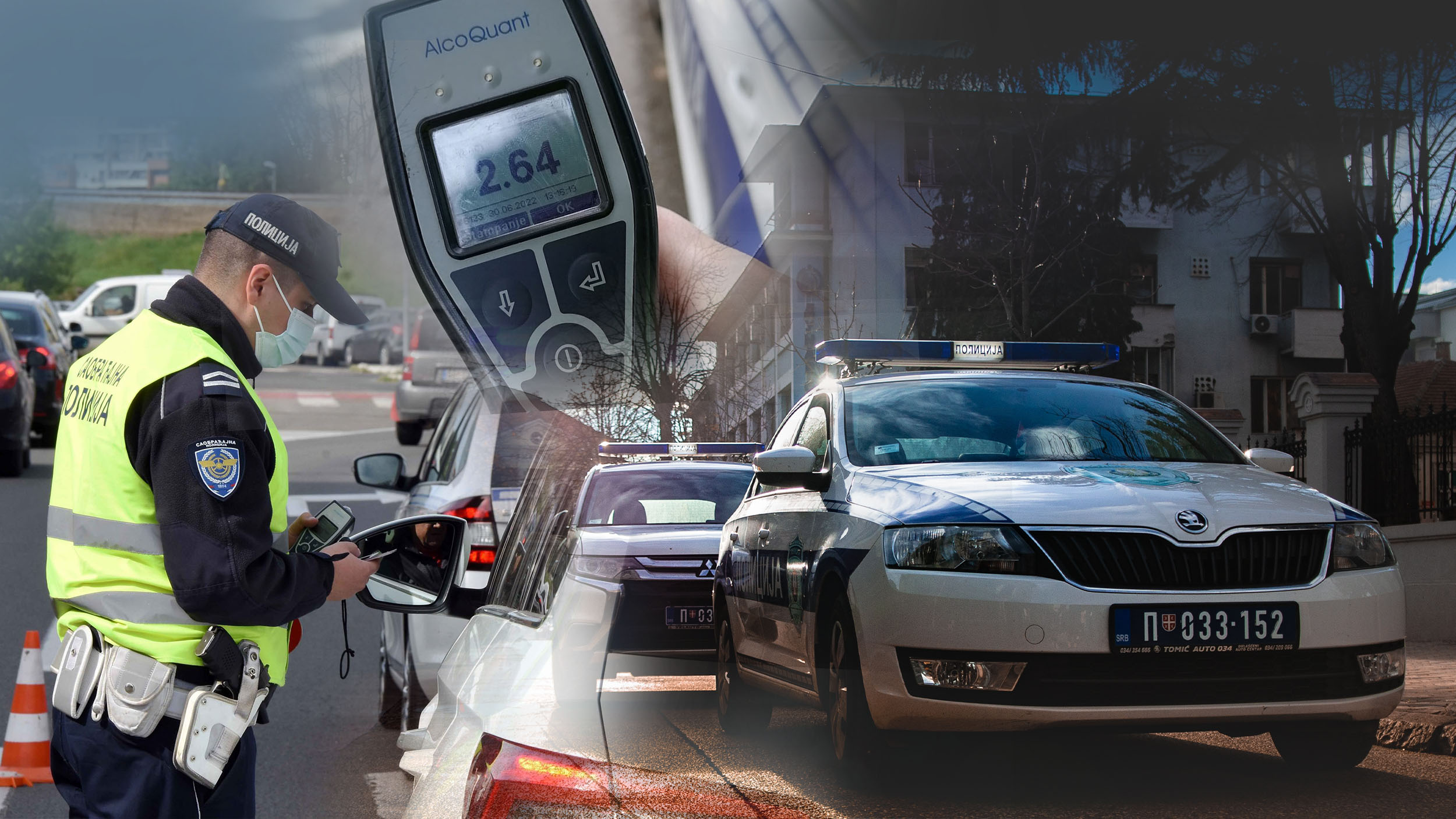 Pojačane saobraćajne kontrole Novi Sad Valjevo Foto:MUP Srbije
Pijani policijski načelnik pravio haos u Beogradu: Izazvao saobraćajku, bežao od policije, pa se zaključao u auto i vređao kolege
policija, alkotest