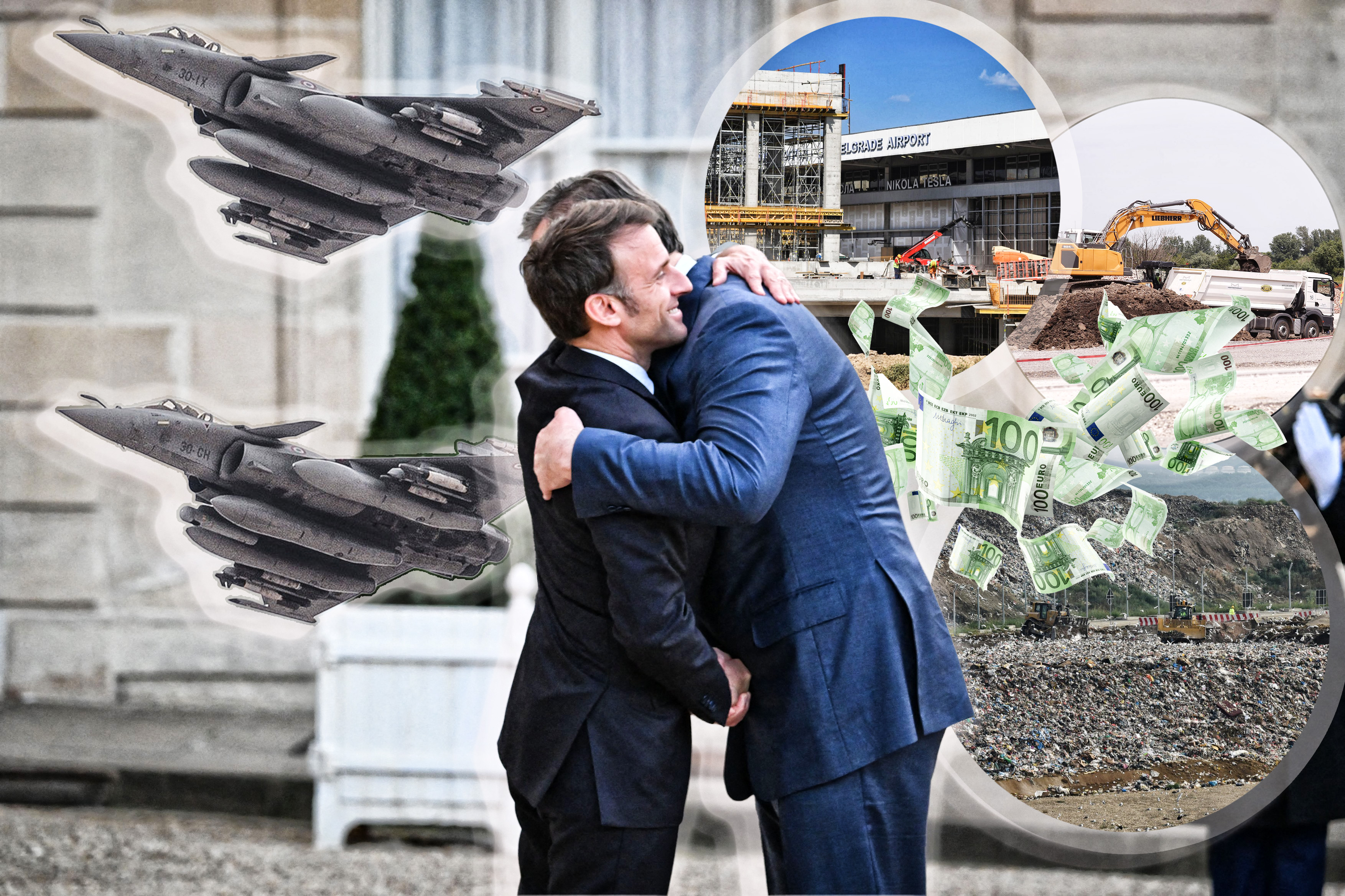 President Macron Welcomes President Vucic - Paris, France - 08 Apr 2024