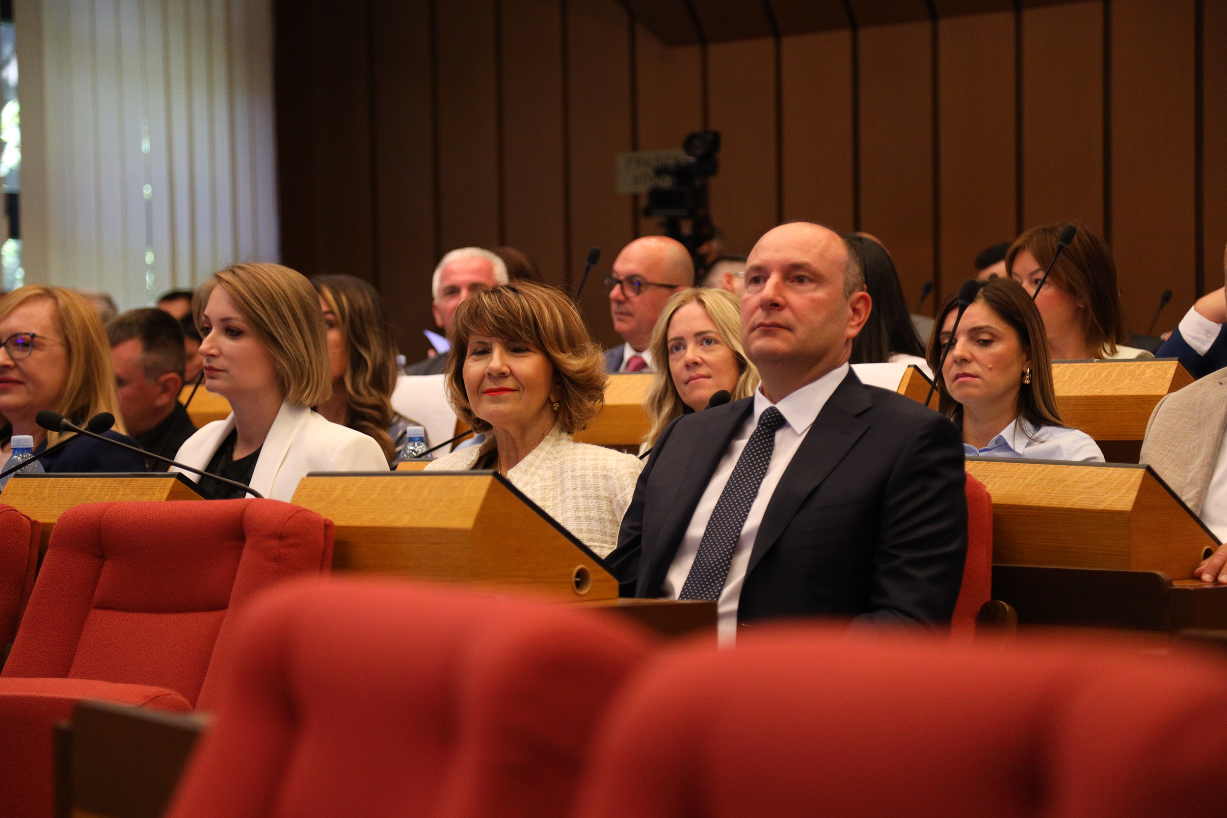 Novi Sad, 7. avgusta 2024 - Konstitutivna sednica Skupštine grada Novog Sada. Na fotografiji Milan Đurić, gradonačelnik Novog Sada. FOTO TANJUG/ DUŠAN OBREOV/bs