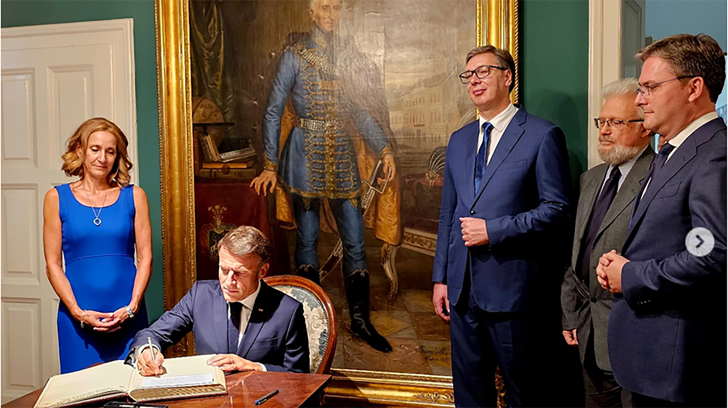 Emanuel Makron i Aleksandar Vucic matica srpska novi sad