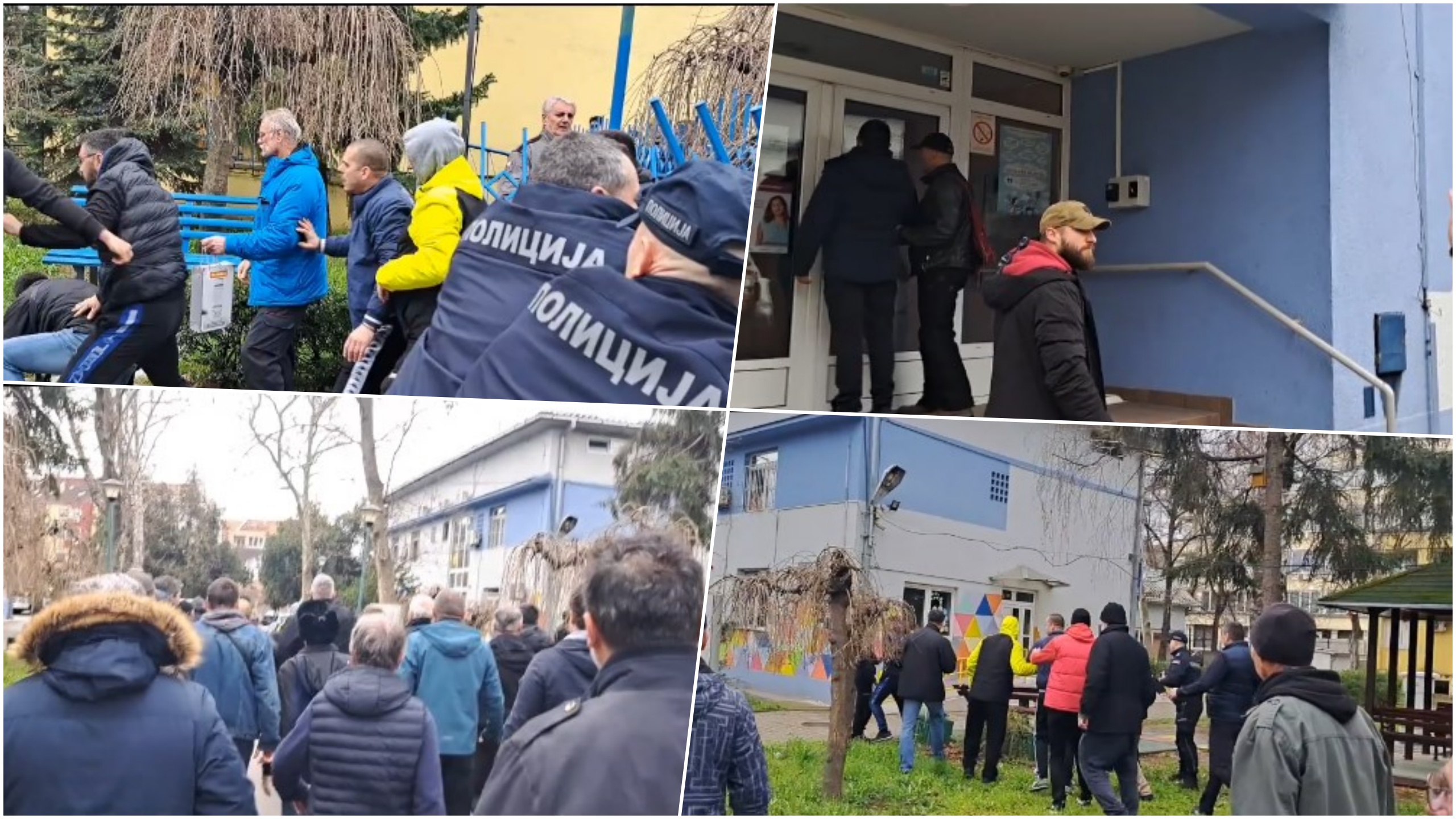 Novi Sad, protest građana, podrška Ani Mihaljici koja tvrdi da joj je troje dece neosnovano oduzeto Foto: Printscreen/Instagram/radio_021