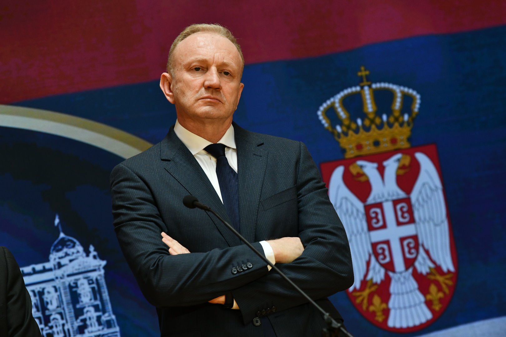 Beograd, 17: Jul 2024. KZŠ, Dragan Đilas, Stranke slobode i pravde,  konferencija za medije Foto: Vesna Lalić/Nova.rs