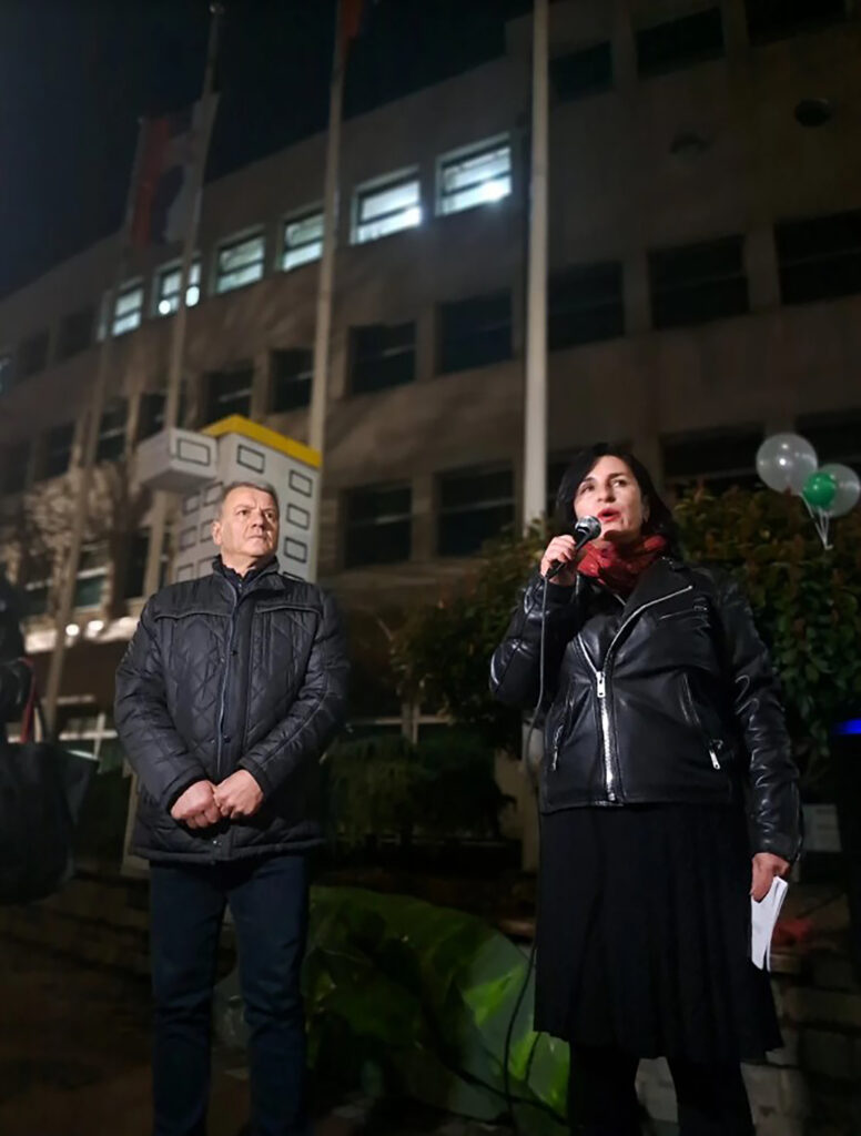 Protest građana Niša protiv plana o uništenju zelene površine zbog stambenog kompleksa