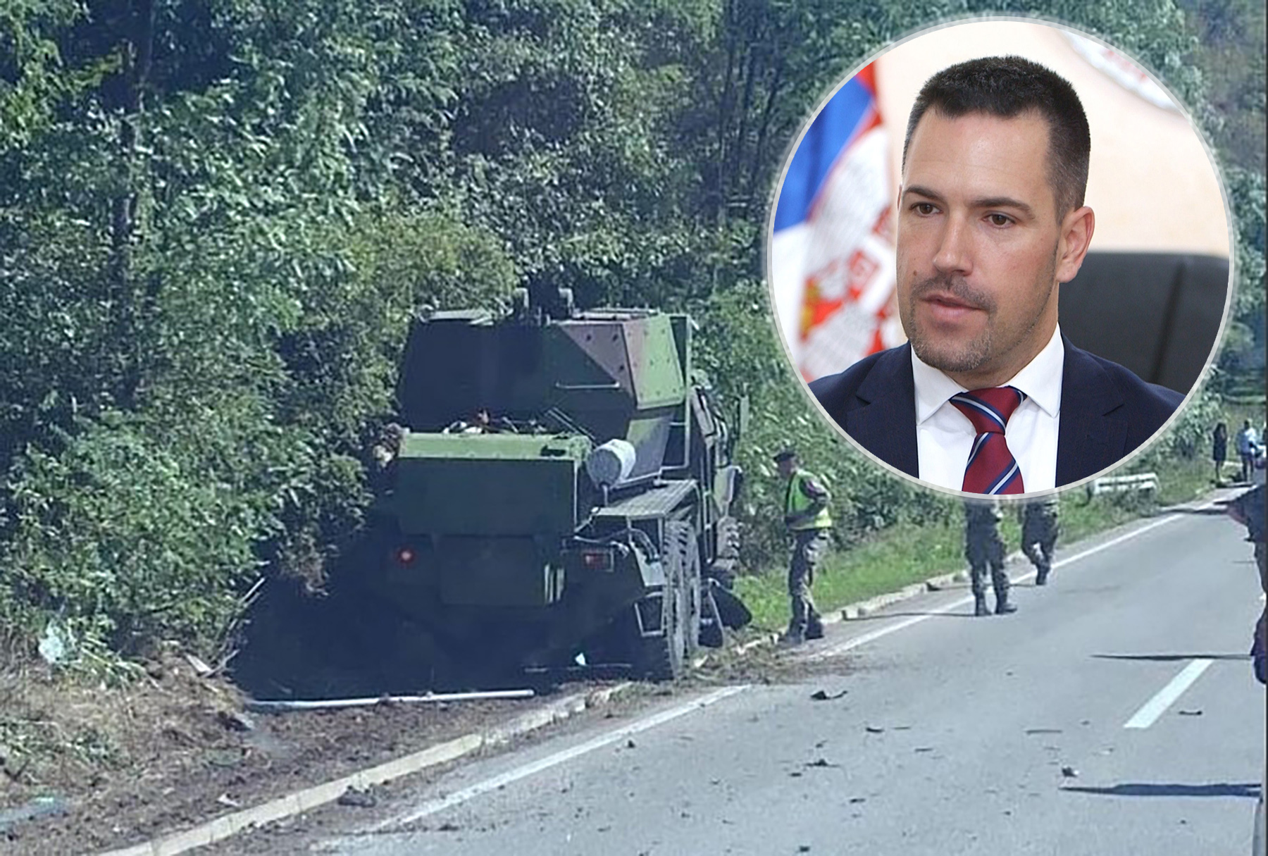 Predrag Terzić, gradonačelnik Kraljeva i fotka neka saobraćajne nesreće Kraljevo nesreća