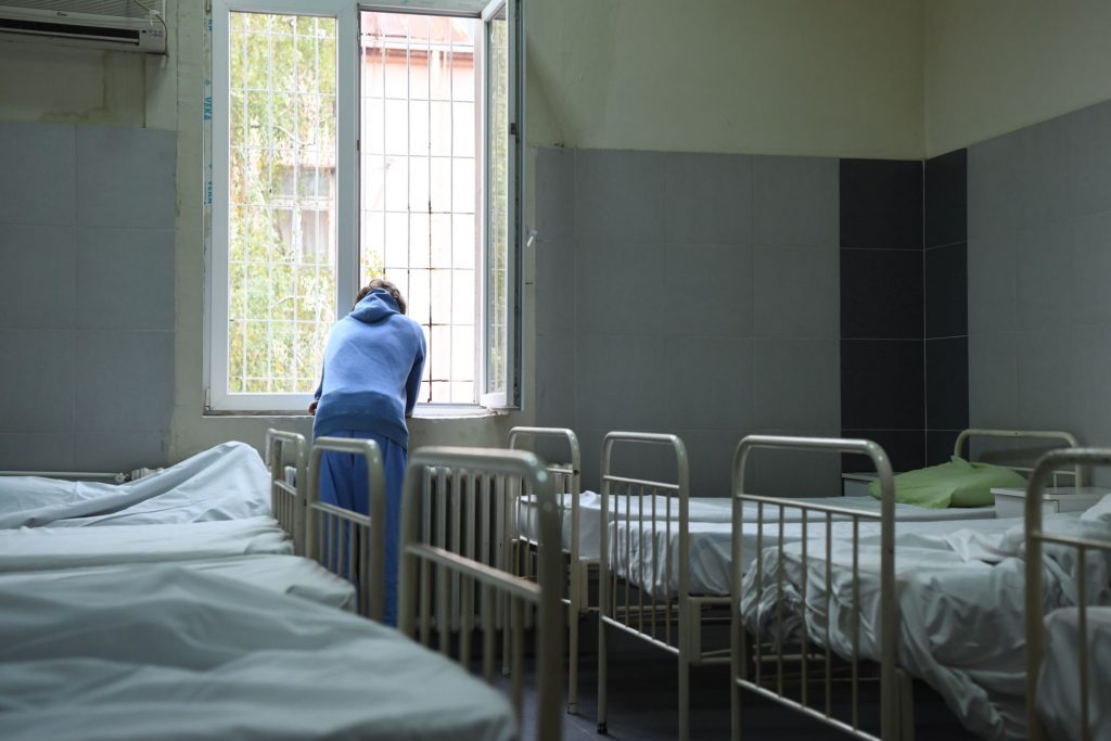 Beograd, 10.11.2020. Laza Lazarević, klinika za psihijatrijske bolesti, bolesnička soba, pacijent, pacijenti Foto: Goran Srdanov/Nova.rs