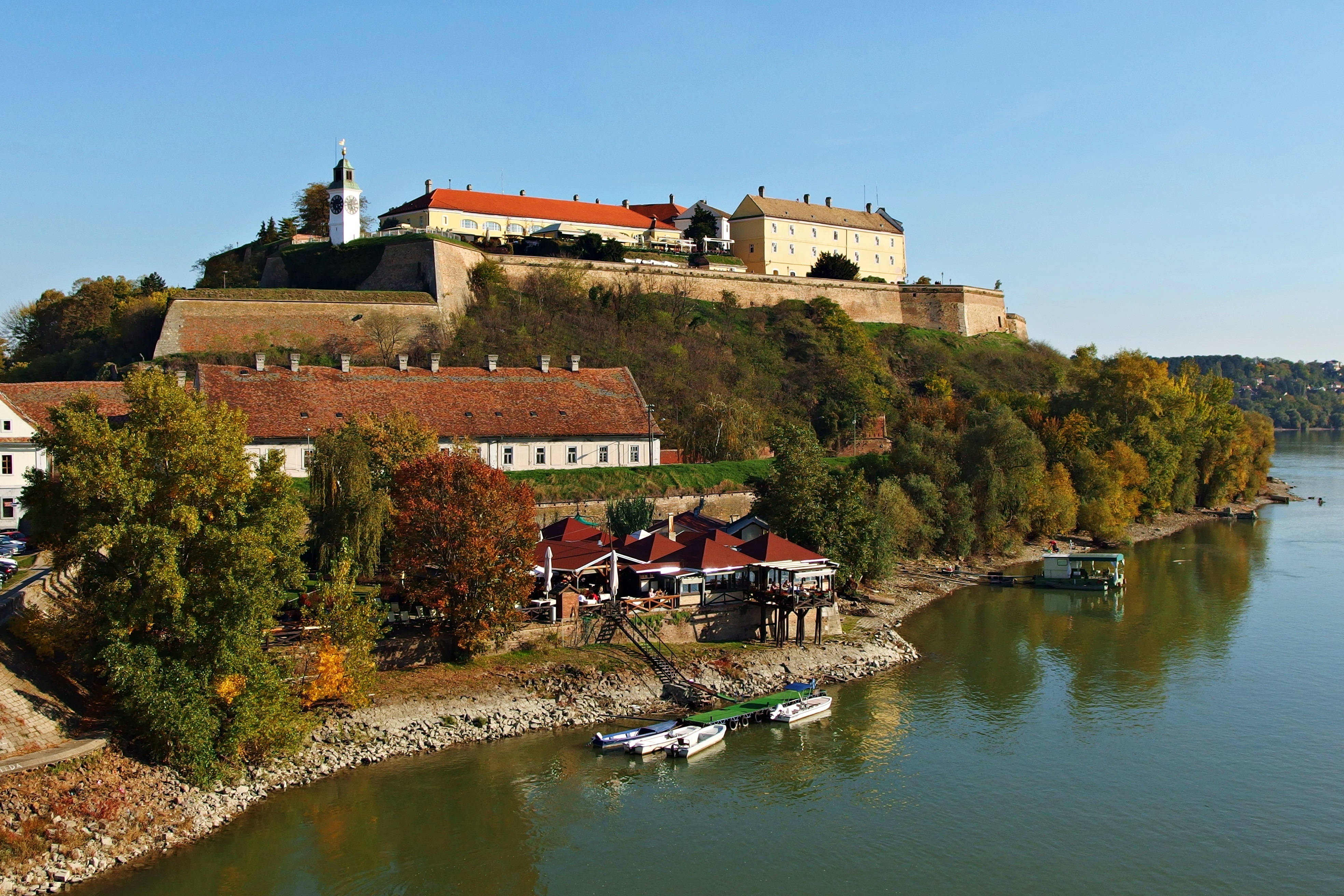 Petrovaradin,Fortress,Panoramic,View