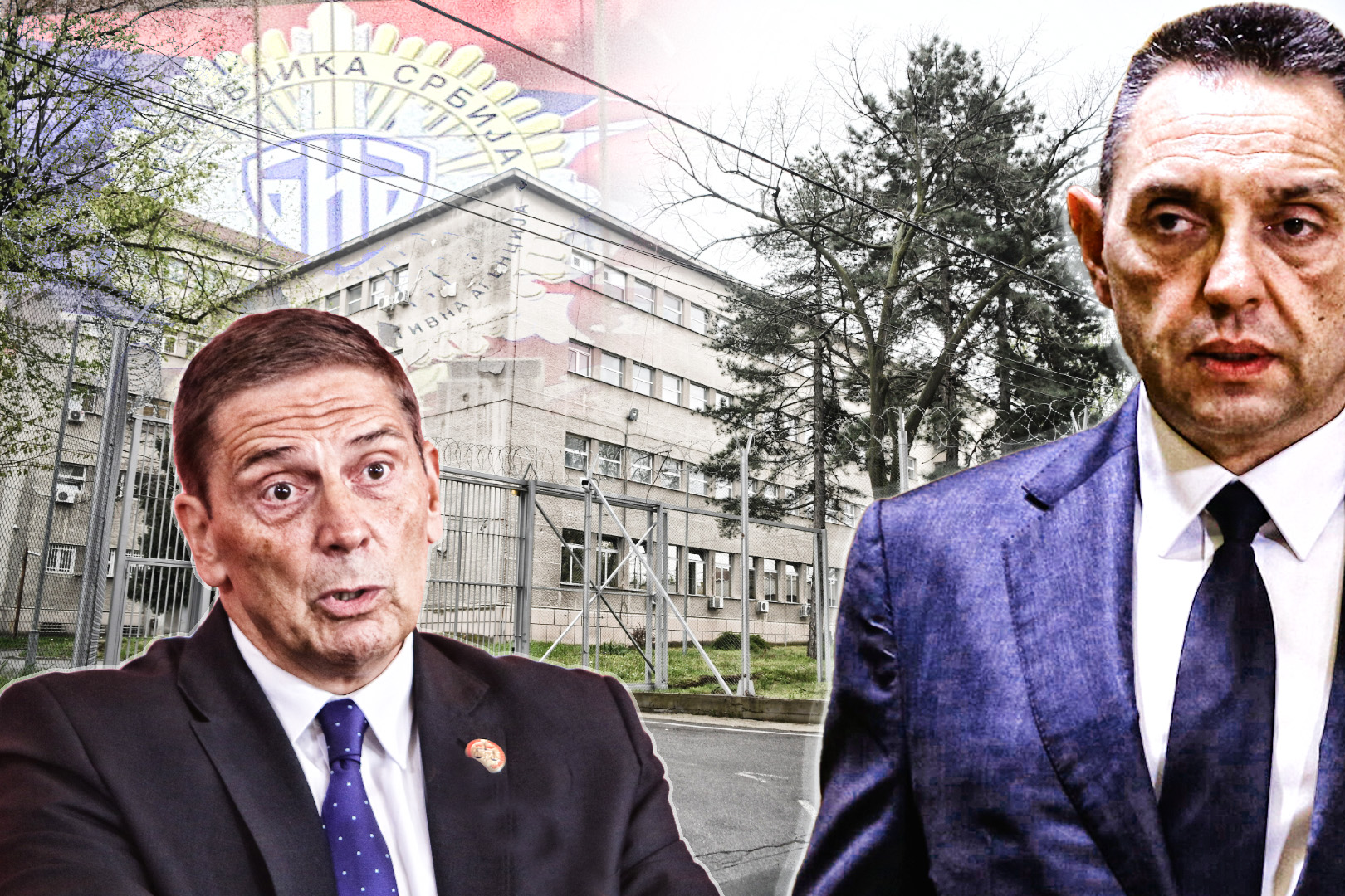 Nikola Sandulović, Aleksandar Vulin, pritvor, hapšenje, BIA